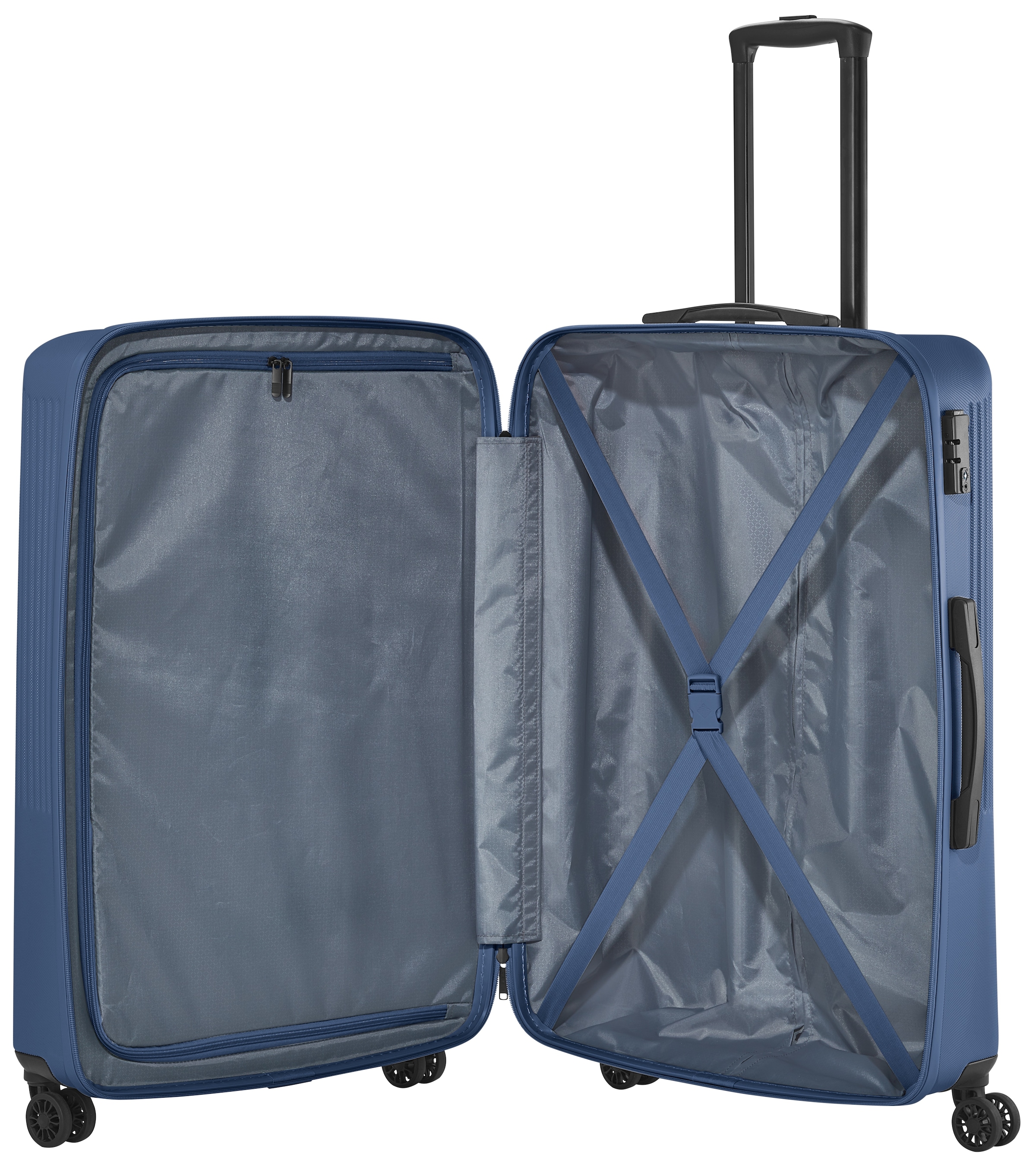 travelite Hartschalen-Trolley »BALI, in verschiedenen Größen und Farben«, 4 Rollen, Hartschallenkoffer Reisegepäck Reisekoffer TSA Schloss