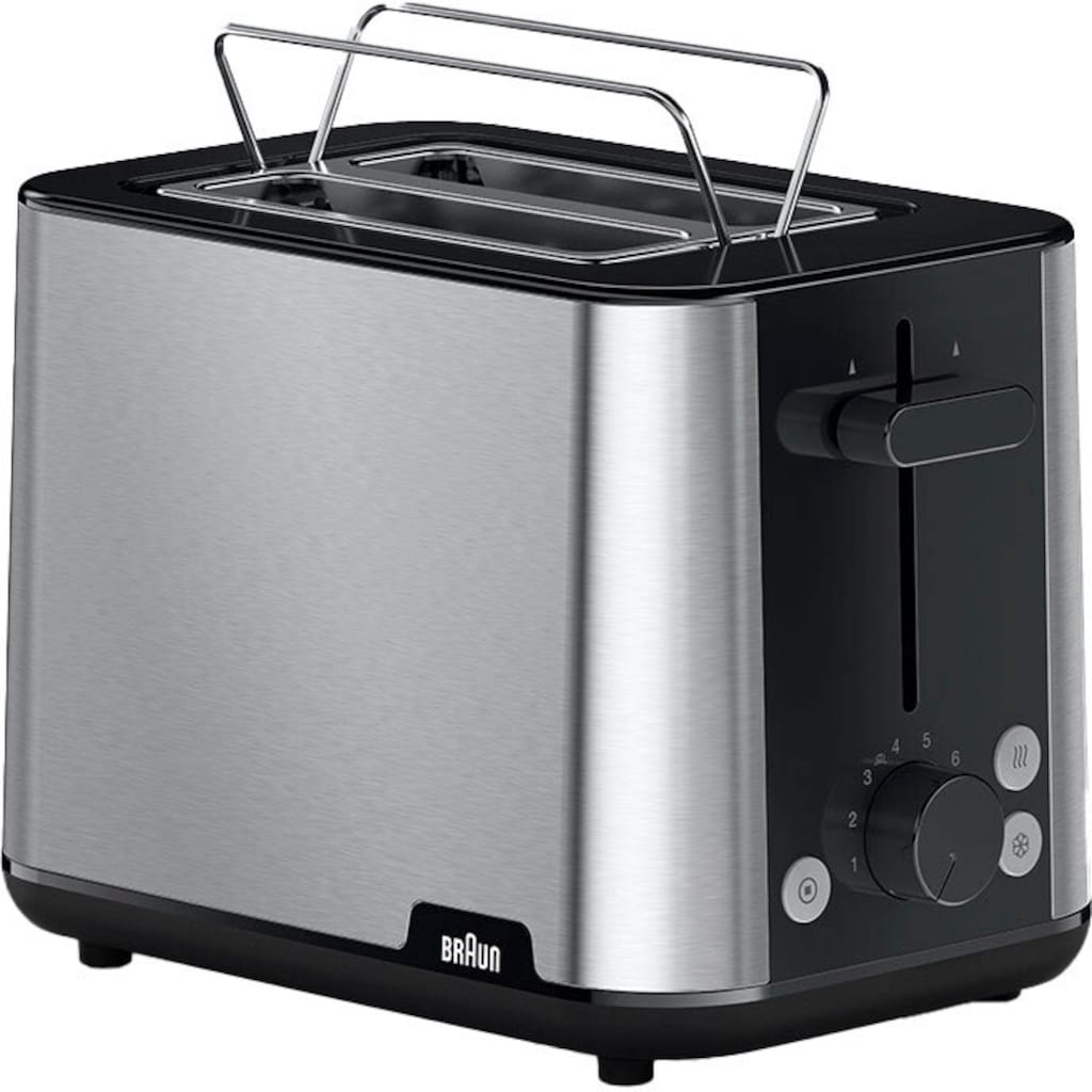 Braun Toaster »PurShine HT1510 BK«, 2 kurze Schlitze, 900 W