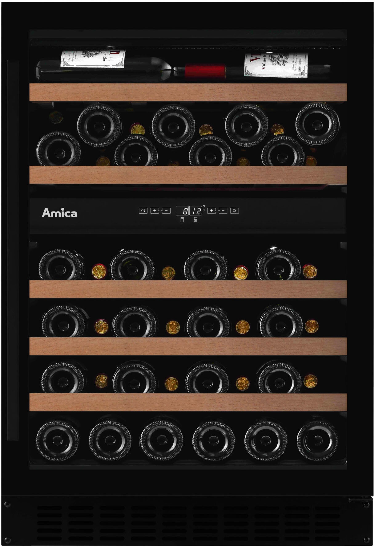 Amica Einbauweinkühlschrank »WK 341 118 S«, für 52 St. Standardflaschen á 075l