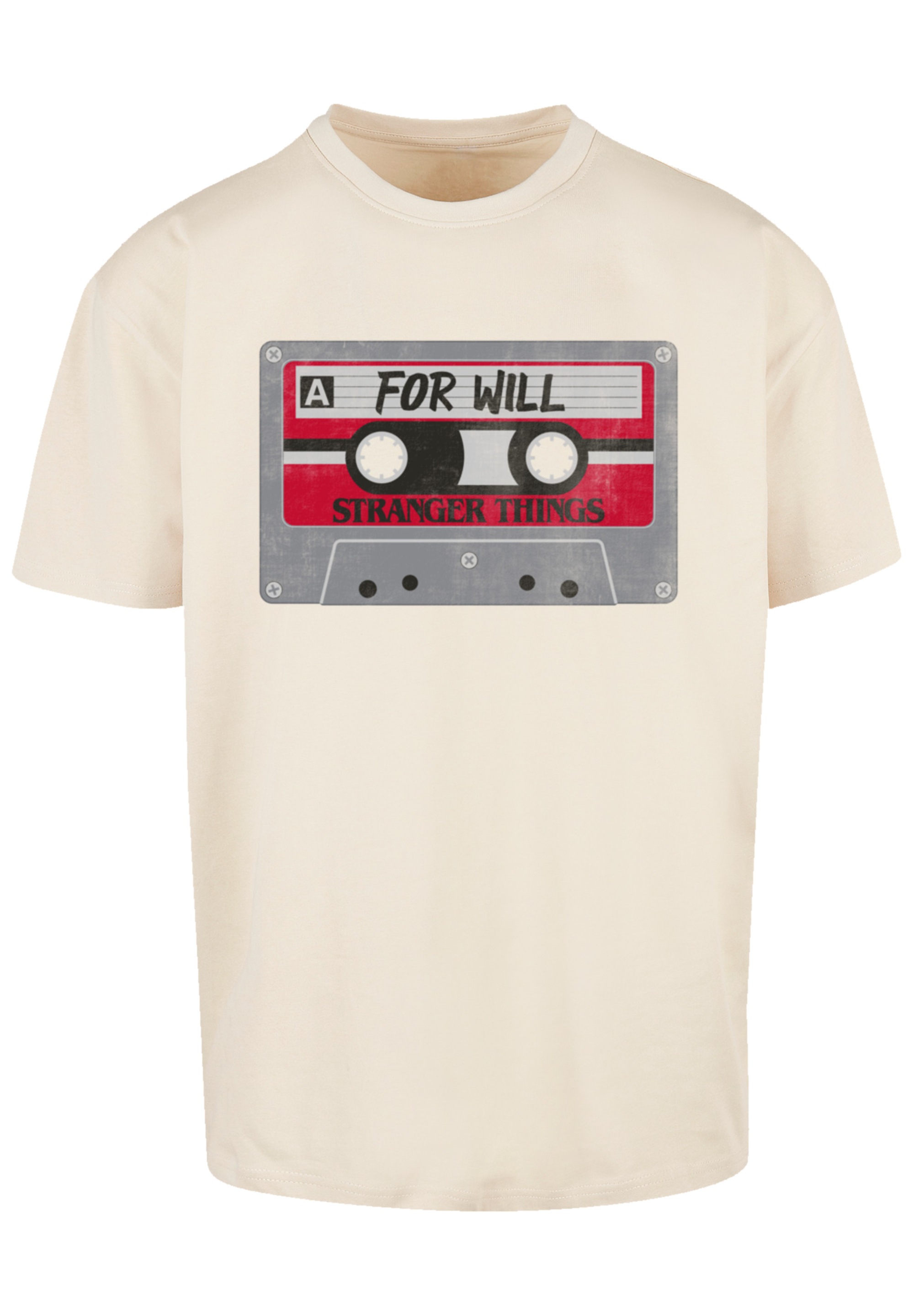 F4NT4STIC T-Shirt »Stranger Things Cassette For Will«, Premium Qualität