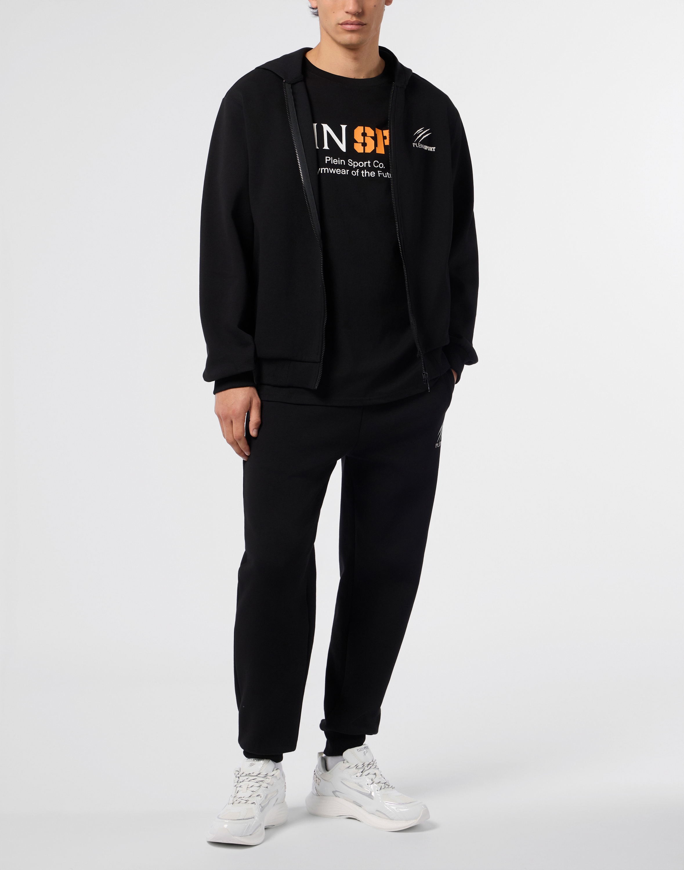 PLEIN SPORT Kapuzensweatjacke »Pique Zip Hoodie Icon«