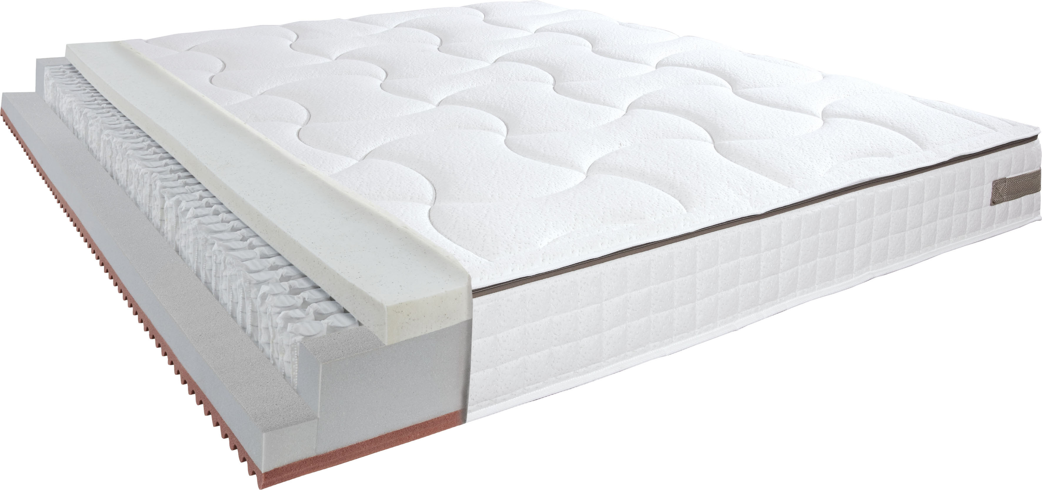 Thumbnail - Birkenstock Boxspringbett "Linz", mit Kopfteil in Kissenoptik
