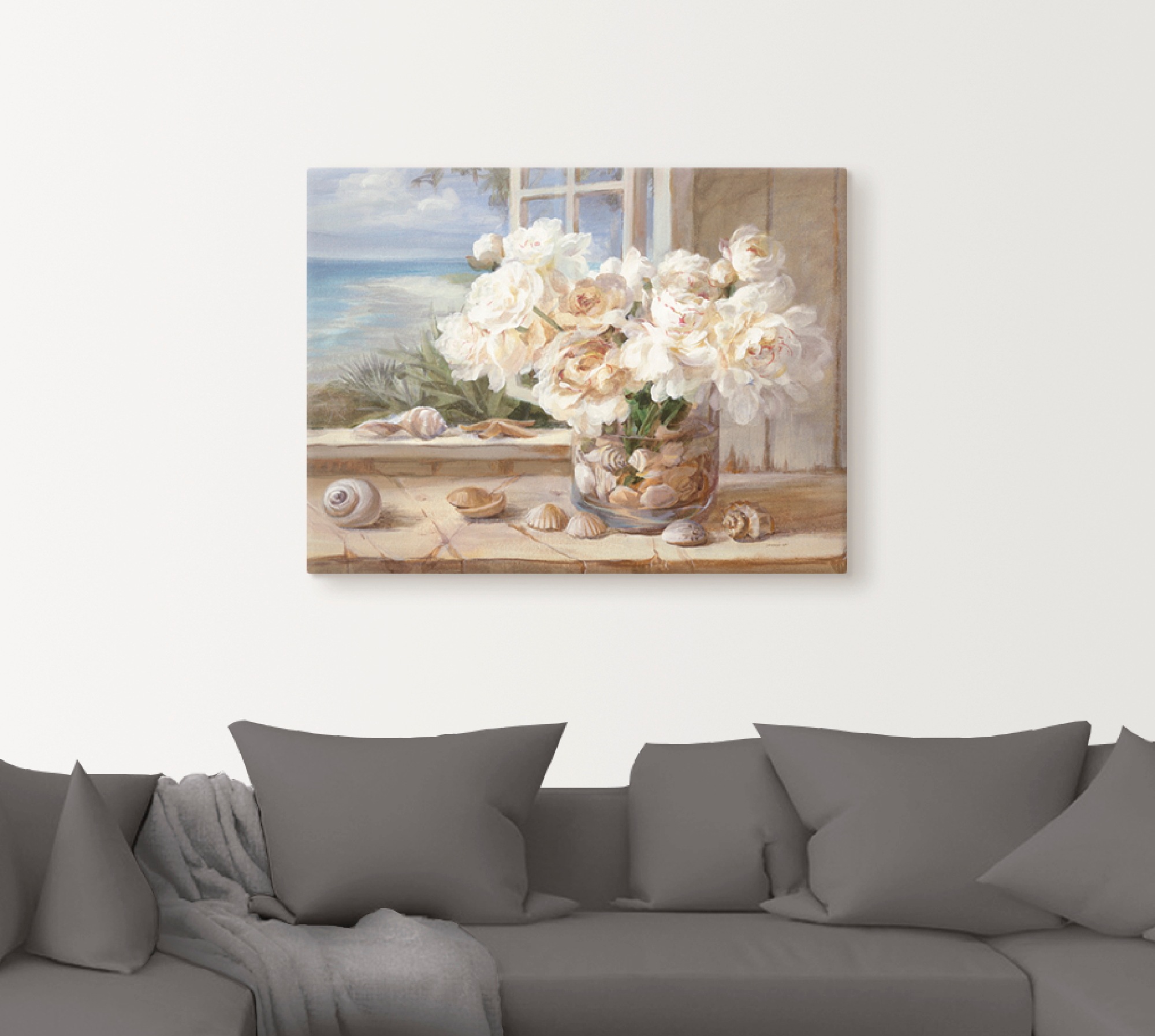 Thumbnail - Artland Leinwandbild "Am See" Arrangements 1 Stk. tlg. als Leinwandbild, Poster, Wandaufkleber in verschied. Größen