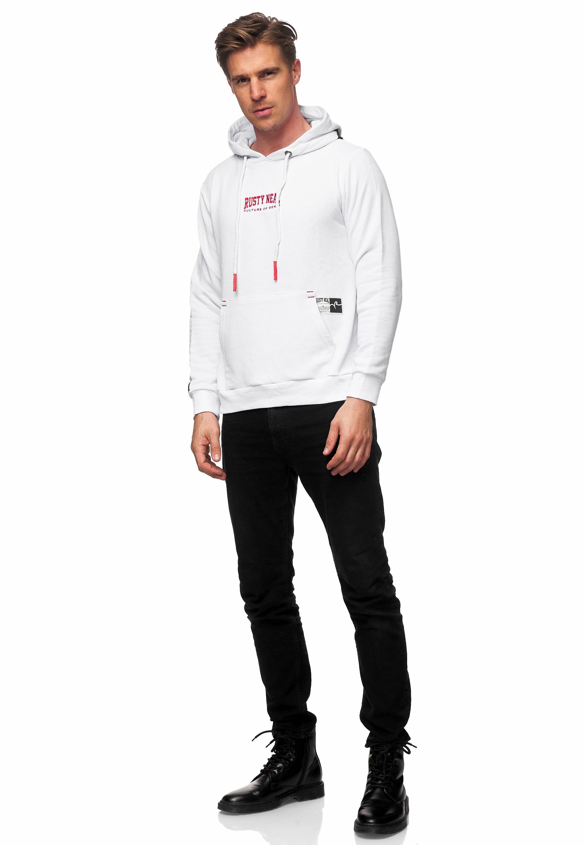 Rusty Neal Kapuzensweatshirt, mit lässiger Kängurutasche