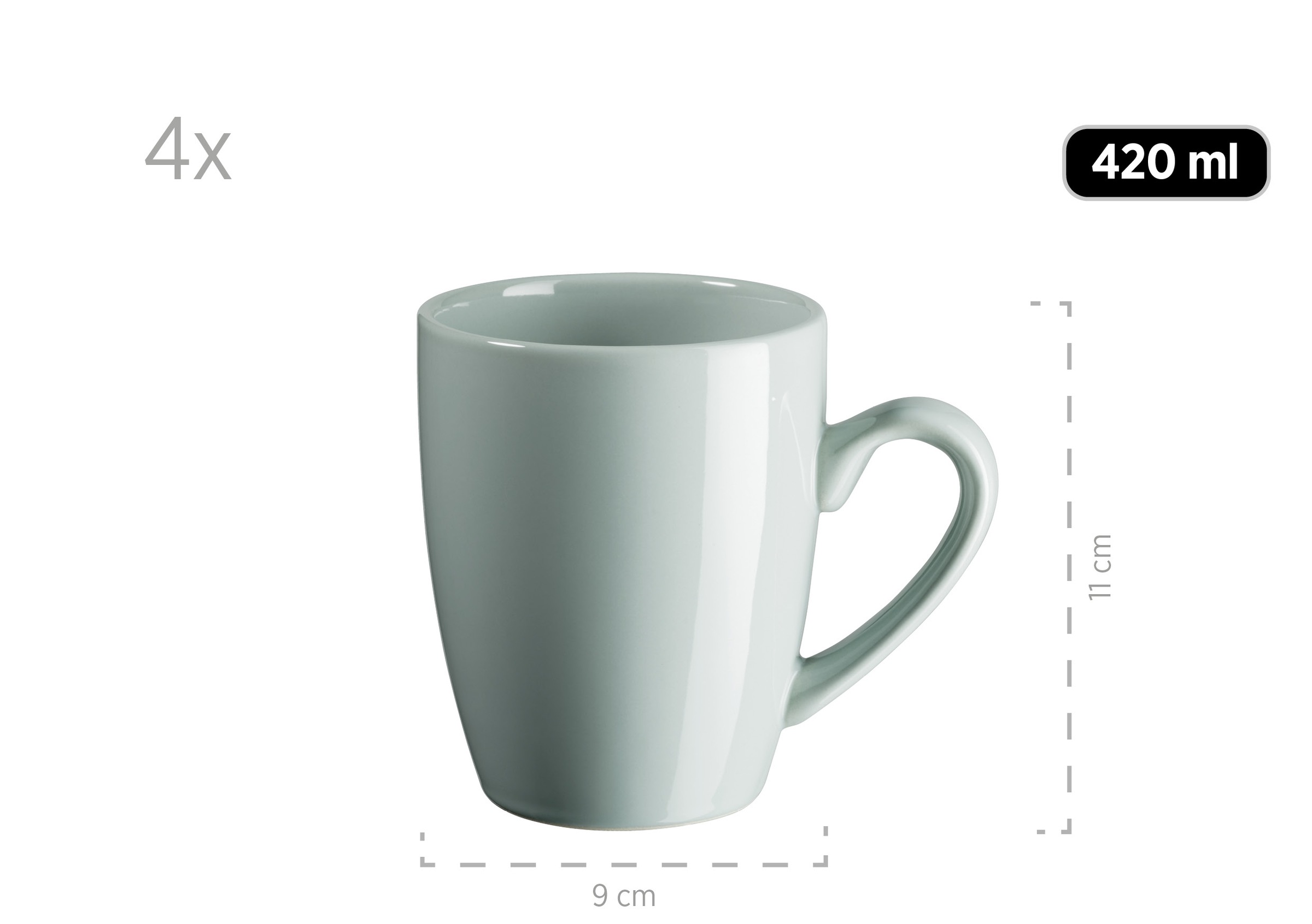 MÄSER Kombiservice »PASTELL SELECTION, Geschirr Set, Steinzeug«