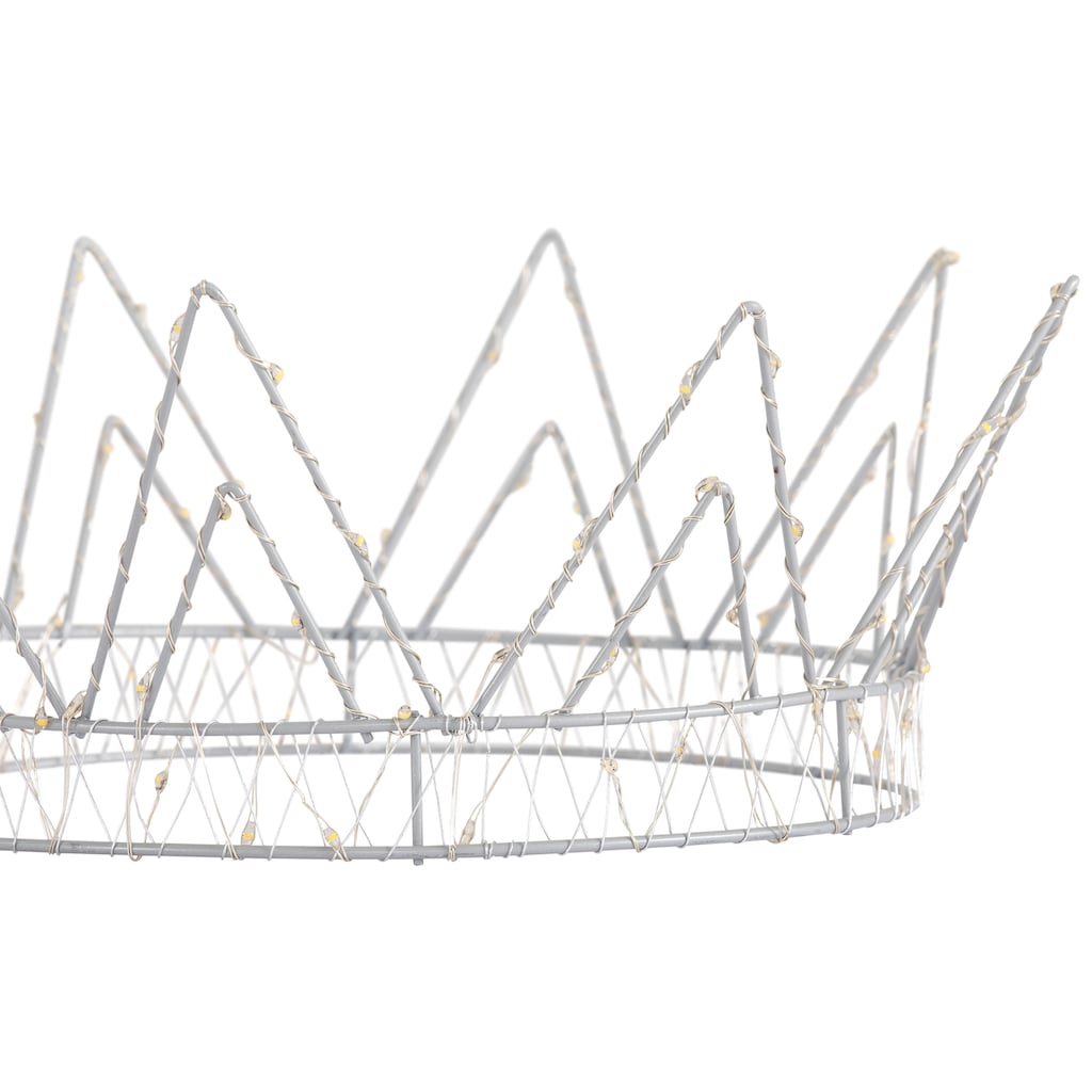 AM Design LED Dekoobjekt »Krone«, mit zahlreichen warmweißen LEDs