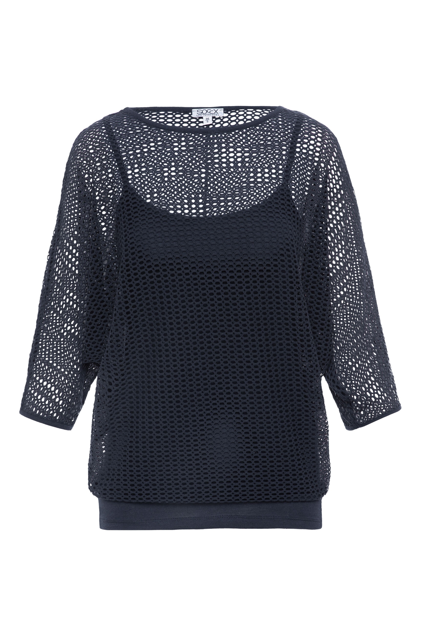 SOCCX Sweater, mit Fledermausärmeln