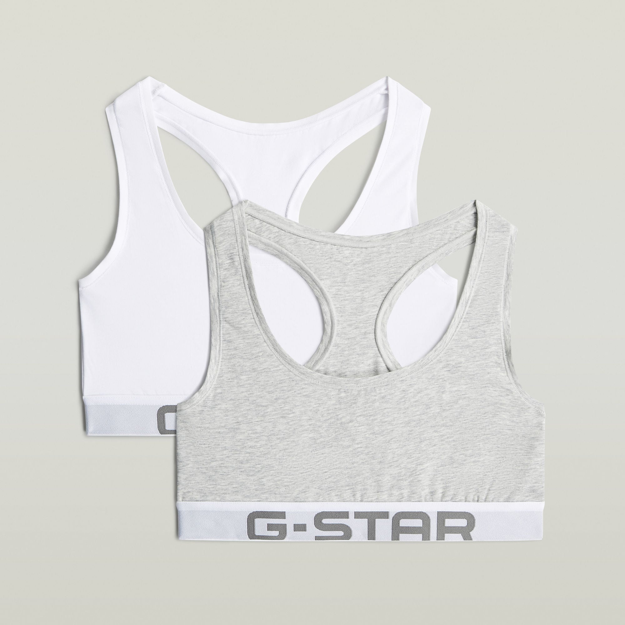 G-STAR Bralette "DOLOMITE, RACERBACK BRALETTE" Packung, 2 mit Logobund, Slim Fit