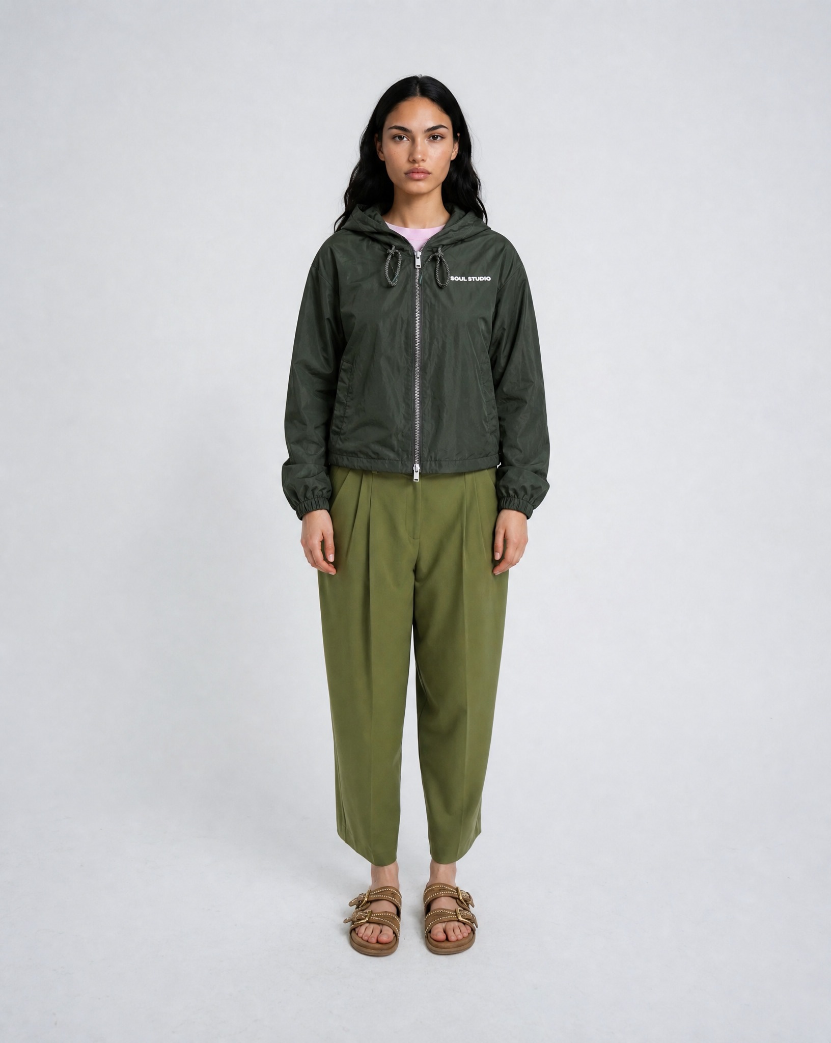 Smith & Soul Windbreaker mit Kapuze mit Elastikbündchen
