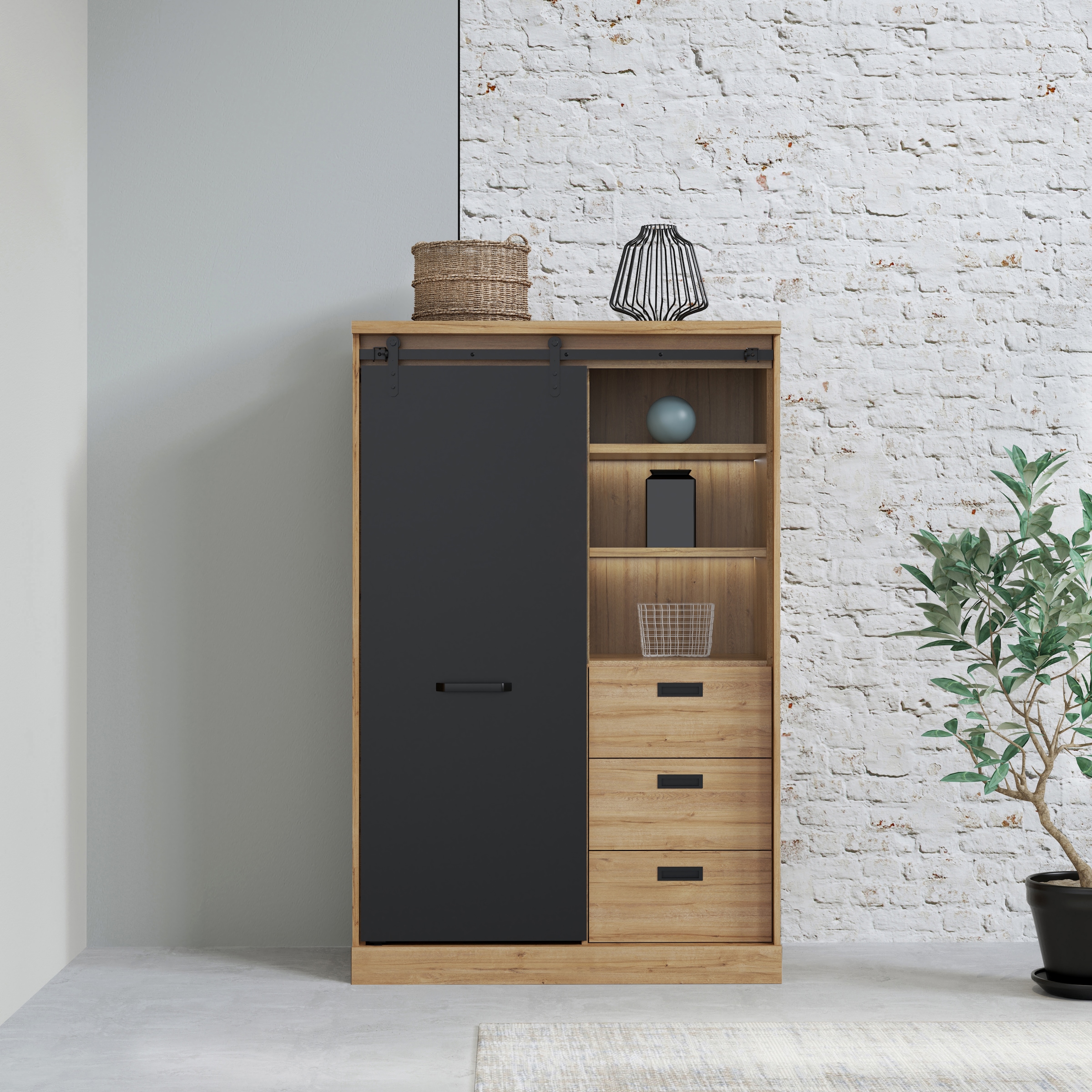 FORTE Highboard »Kaszimiro«