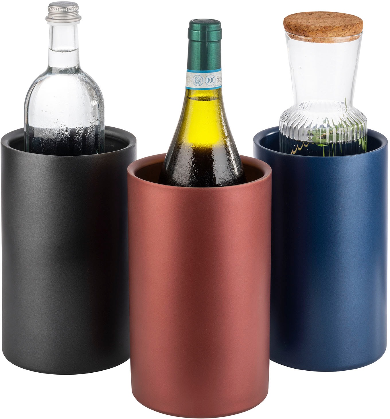 APS Wein- und Sektkühler, (1 tlg.), doppelwandig, Edelstahl, Höhe 20 cm  kaufen | BAUR | Schüsseln