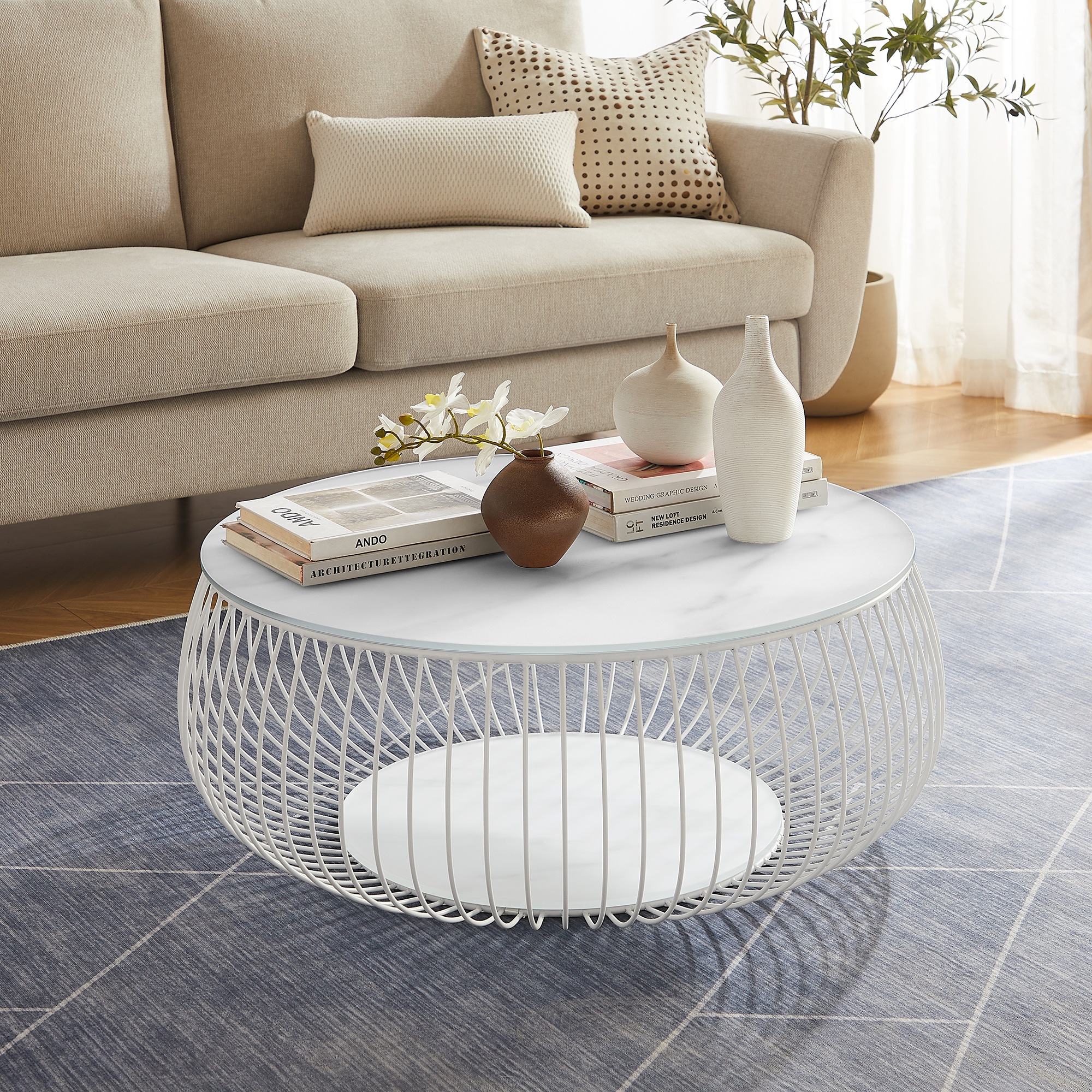 SalesFever Couchtisch "Couchtisch im minimalistischen Stil", 10 mm starke K günstig online kaufen