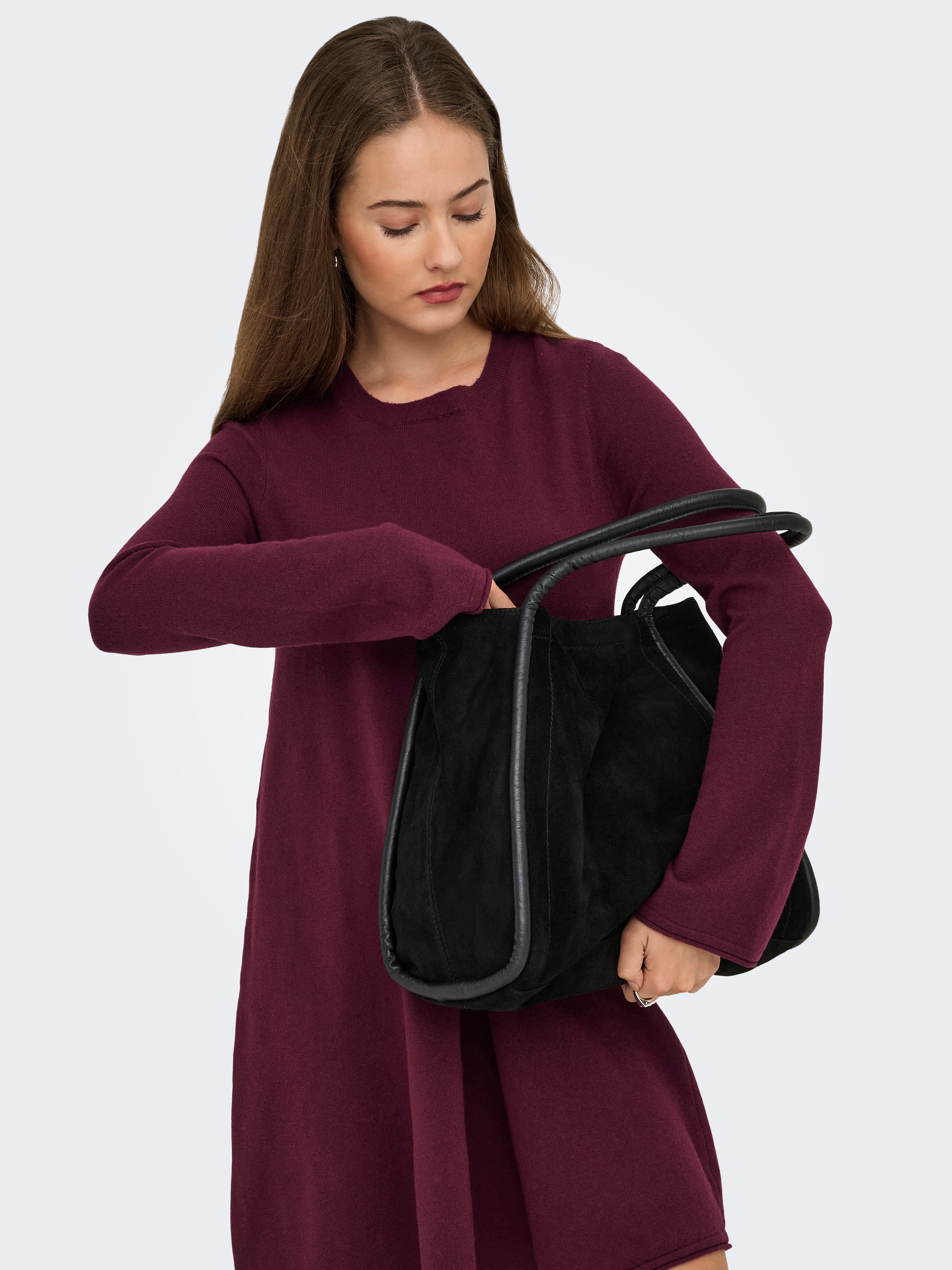 ONLY Midikleid "ONLAMALIO LIFE LS ONECK DRESS KNT", Sommerkleid günstig online kaufen