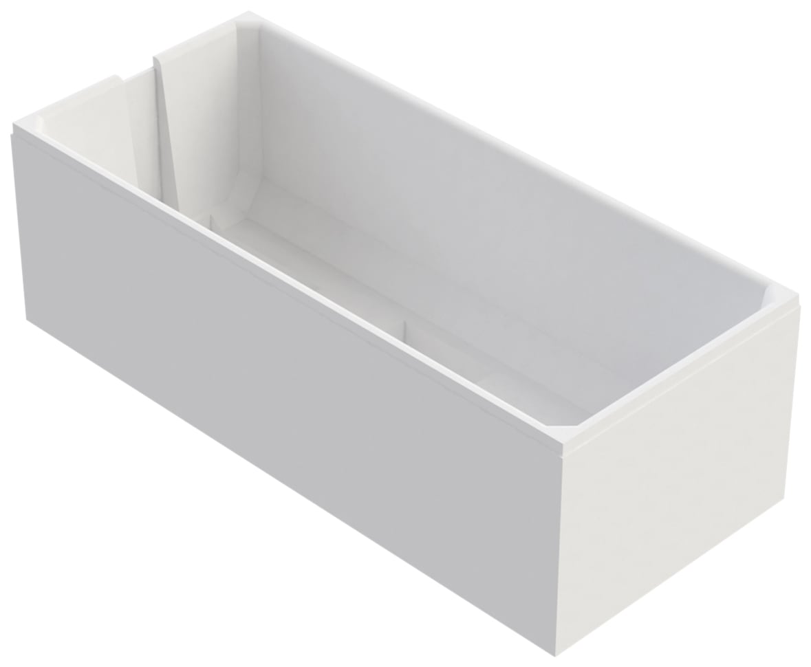 OTTOFOND Badewanne »Set Körpferformbadewanne«, (3 tlg.), 1600/700 mm, Körperformbadewanne