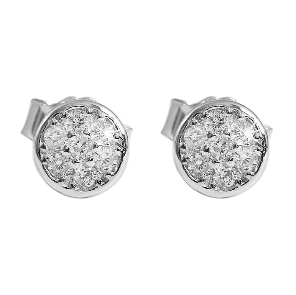 Adelia´s Paar Ohrhänger "Ohrringe – Ohrstecker aus 925 Silber mit Zirkonia" Zum Verschenken an Menschen, die Ihnen am Herzen liegen