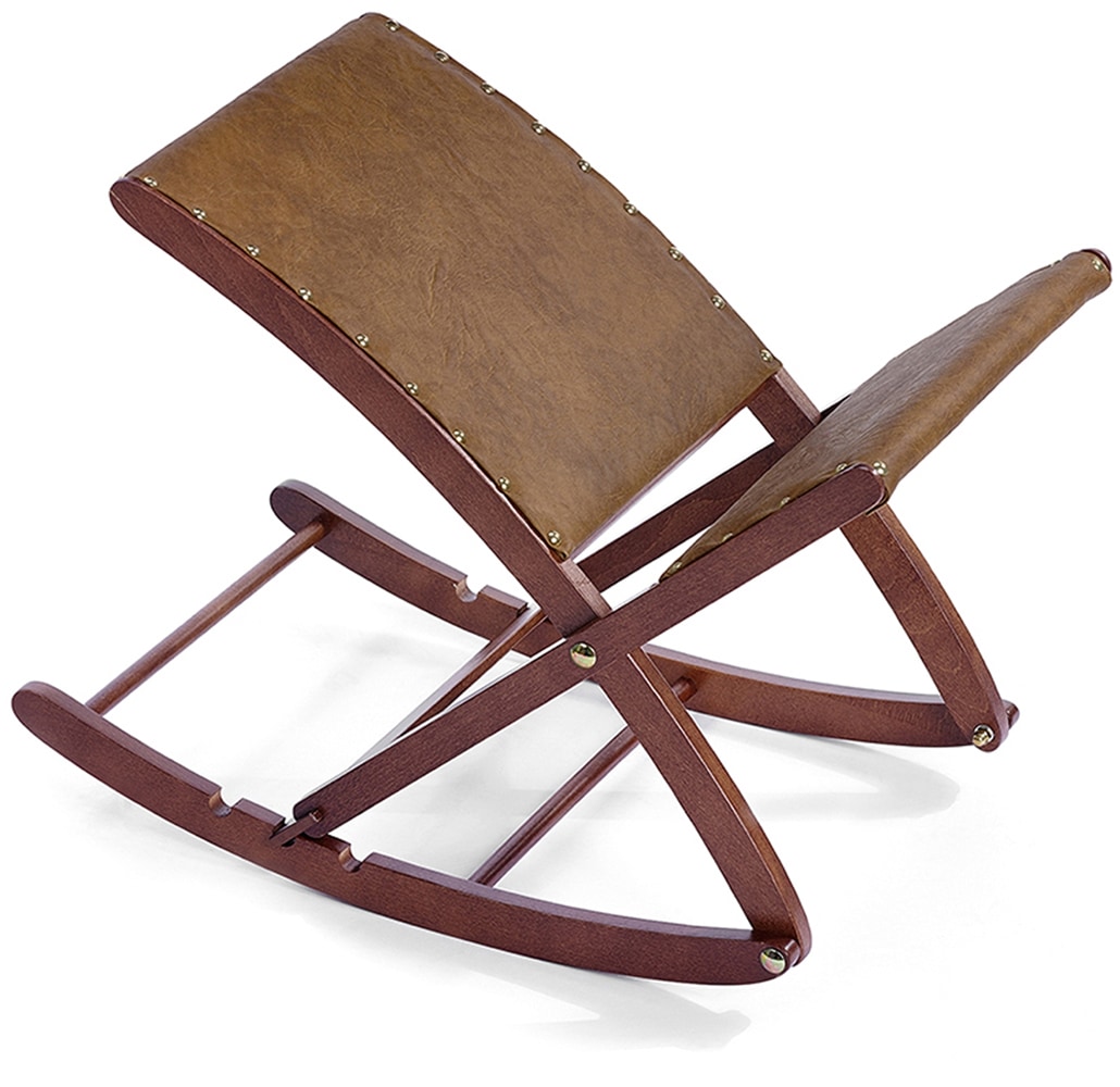 Maximex Fußhocker "KOMFORT" Beinschaukel, Massivholz-Gestell, dreifach vers günstig online kaufen