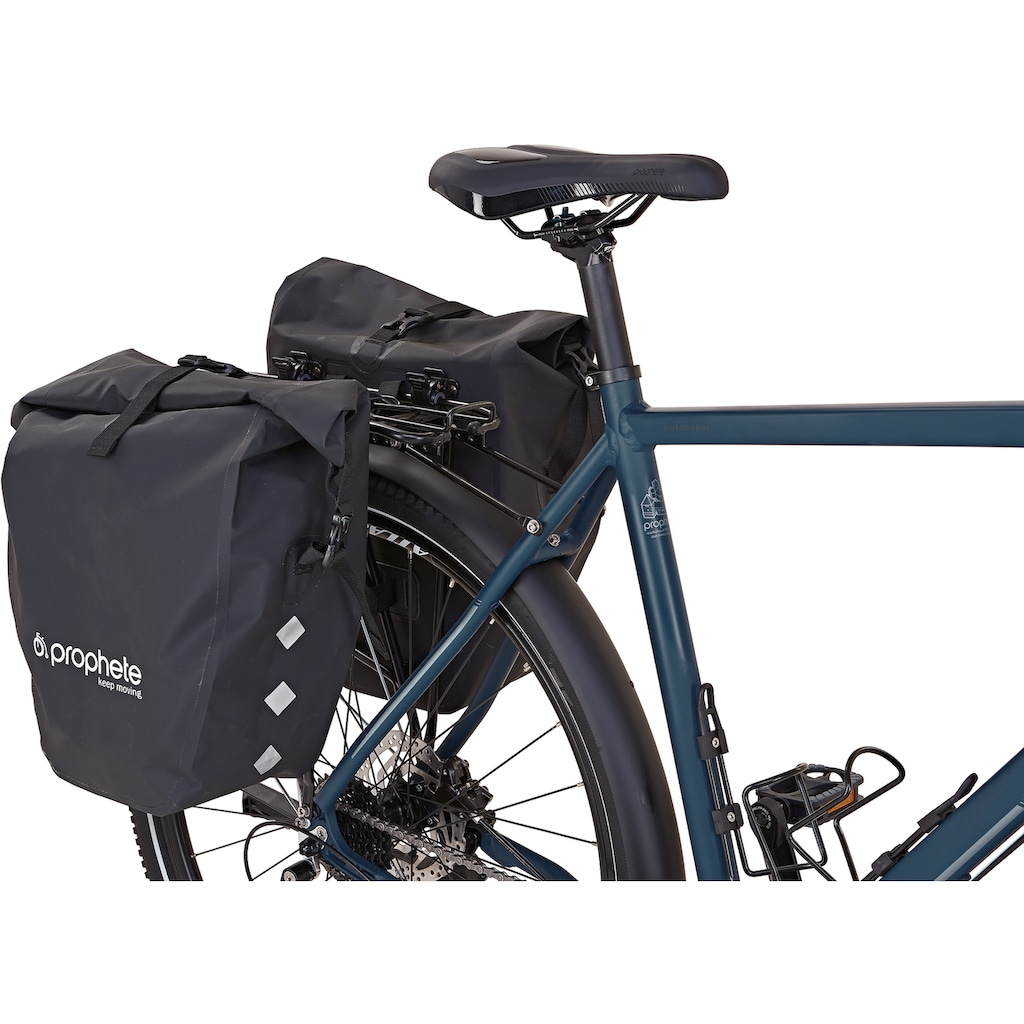 Prophete Trekkingrad »ENTDECKER 20.BTT.10 Trekking-Bike 28"«, 24 Gang, Shimano, Shimano Altus Schaltwerk, Kettenschaltung, (mit Packtaschen)