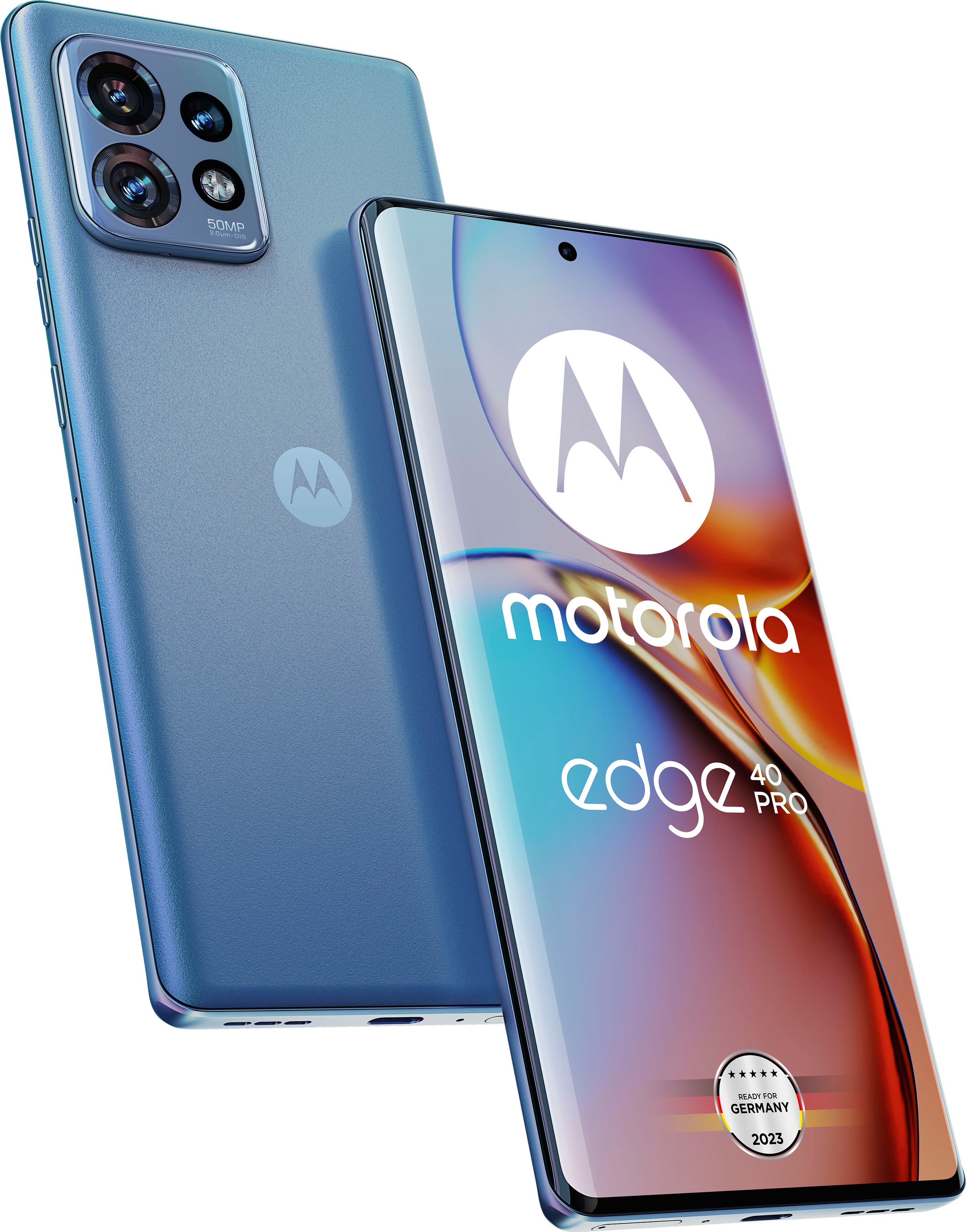 Motorola Smartphone »Edge 40 Pro«, lunar blue, 16,94 cm/6,67 Zoll, 256 GB Speicherplatz, 50 MP Kamera