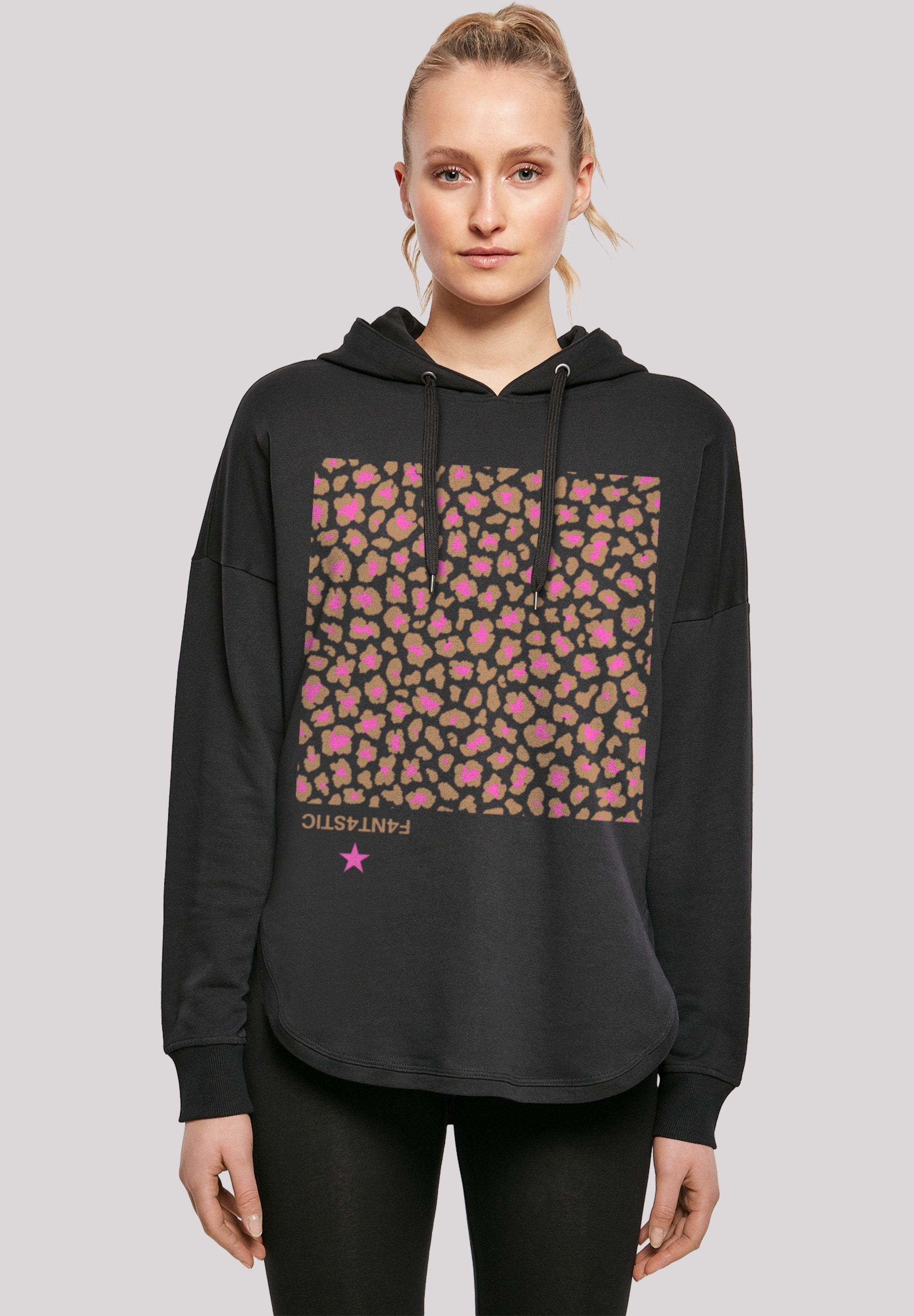 F4NT4STIC Kapuzenpullover "Leo Pink", Print