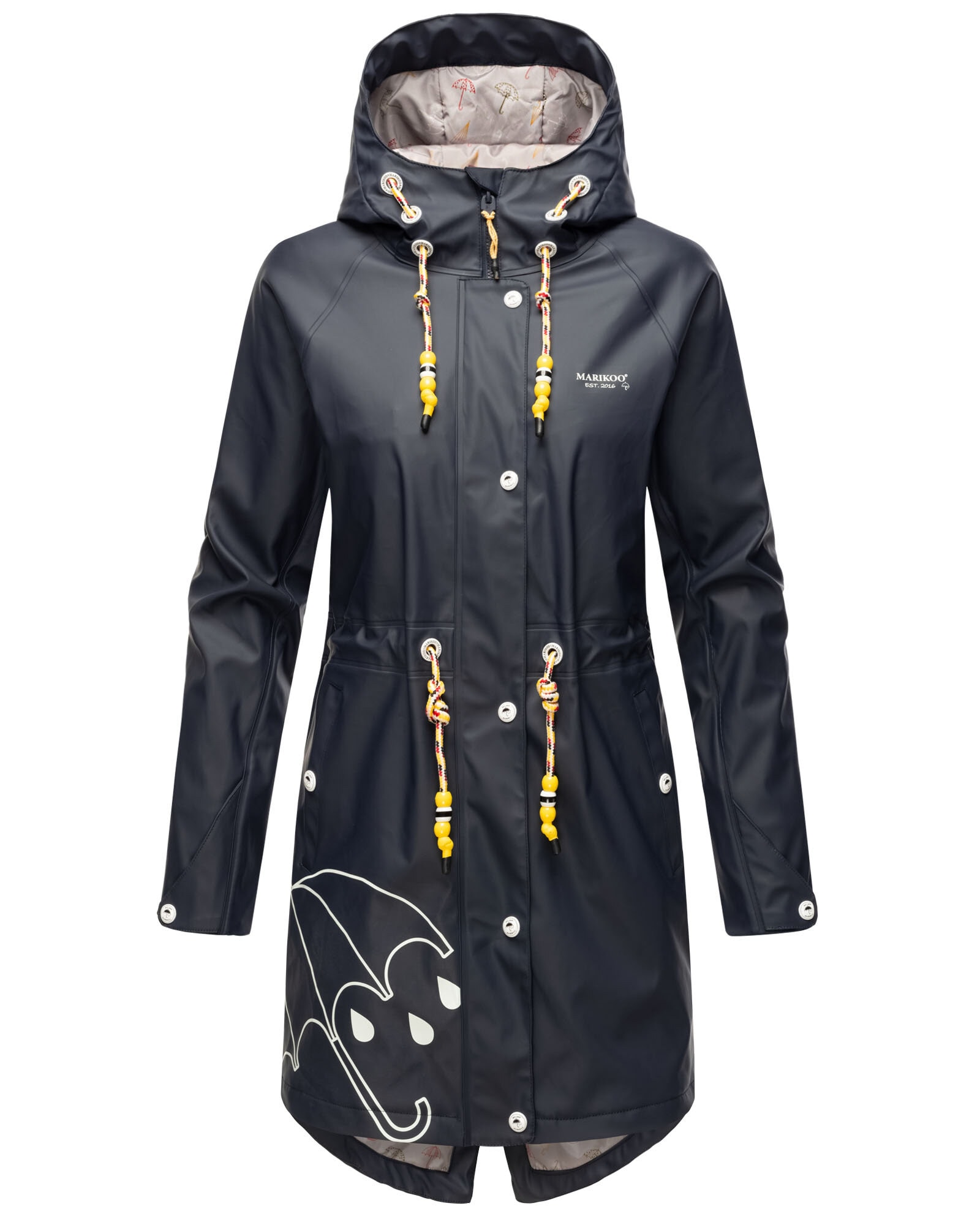 Marikoo Outdoorjacke "Dancing Umbrella", mit einer großen Kapuze