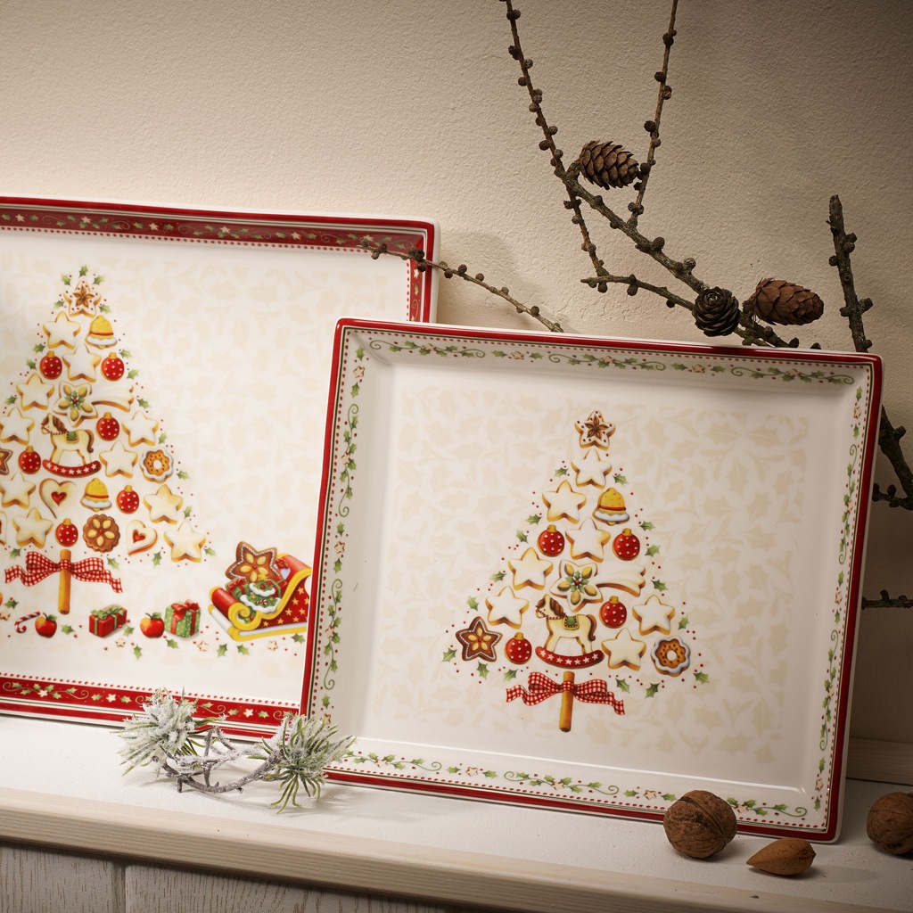 Villeroy & Boch Servierplatte "Gebäckplatte Winter Bakery Delight 27,5 x 23 günstig online kaufen