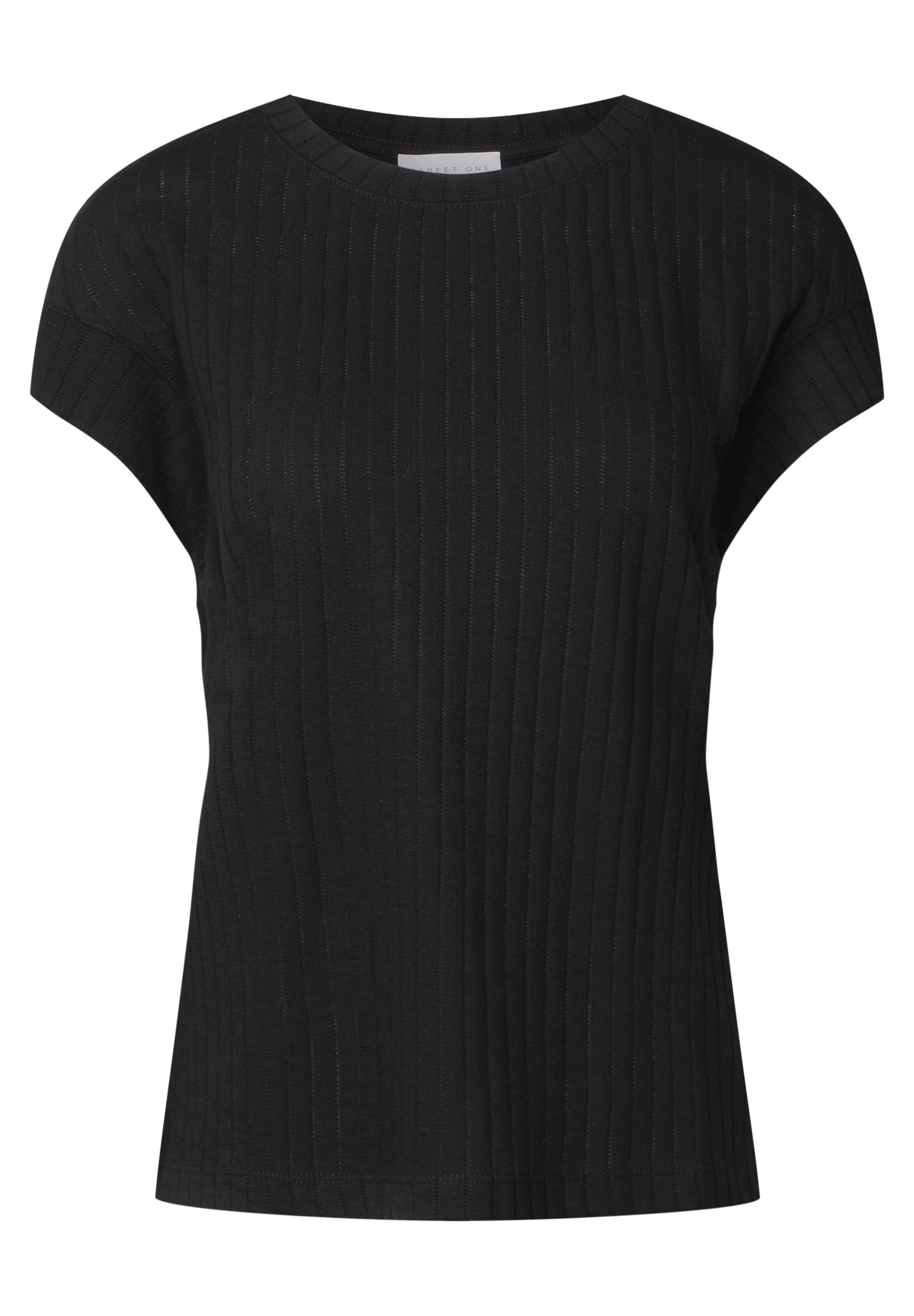 STREET ONE STUDIO T-Shirt, aus softem Materialmix