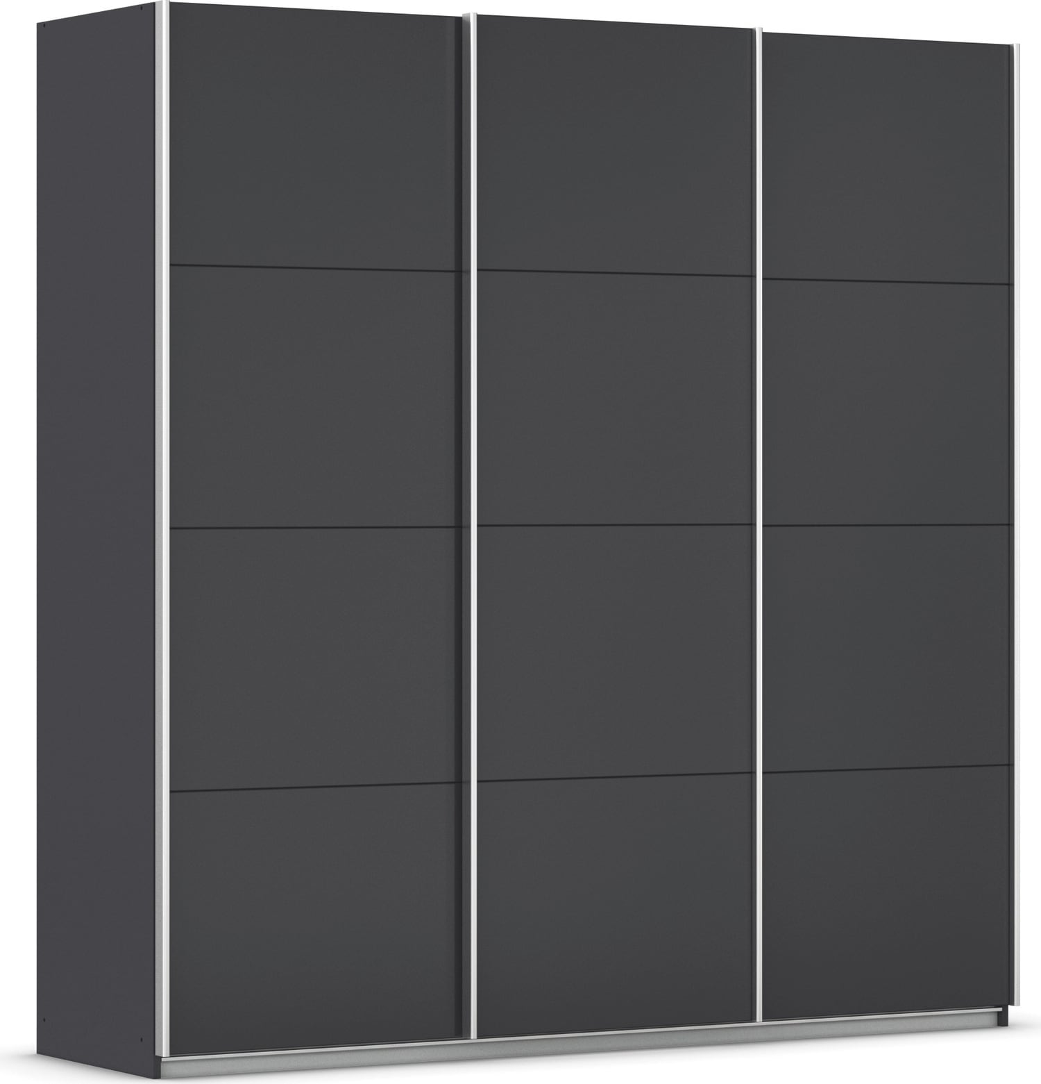 OTTO home Schwebetürenschrank "Kleiderschrank Schrank Garderobe AGORDO mit Dekor- oder Hochglanzfront" Breiten 203/271/315/360 cm in drei Griff-Farben - NEU: Farbe SCHWARZ, in 4 Breiten und 2 Höhen MADE IN GERMANY