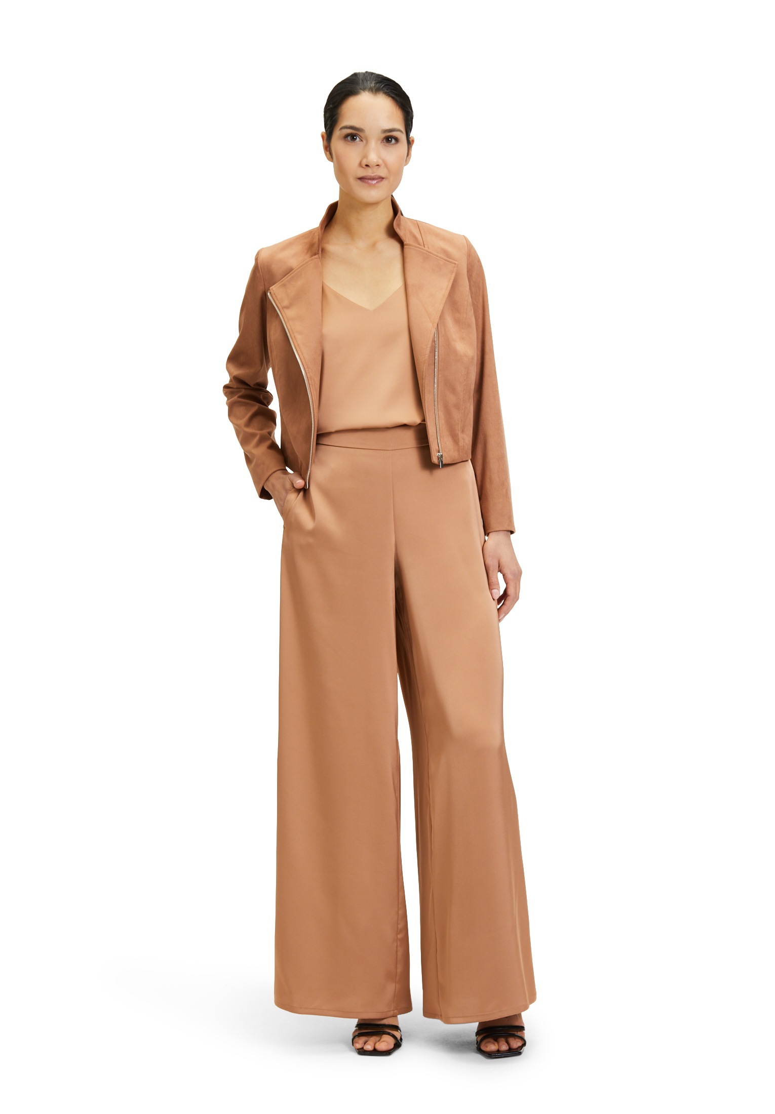Vera Mont Satinbluse »Vera Mont Satin-Bluse mit V-Ausschnitt«