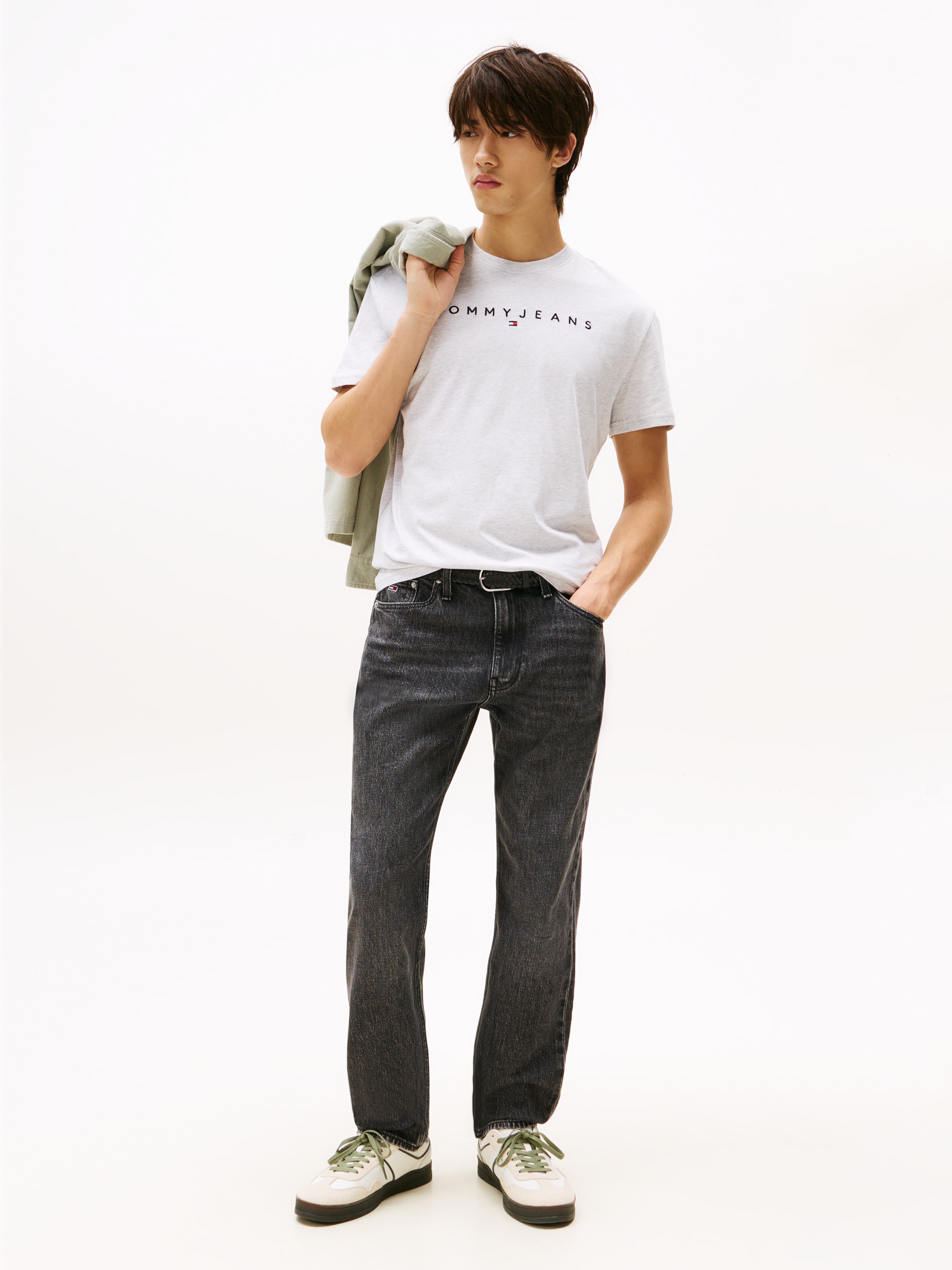 Tommy Jeans T-Shirt »TJM REG LINEAR LOGO TEE EXT«
