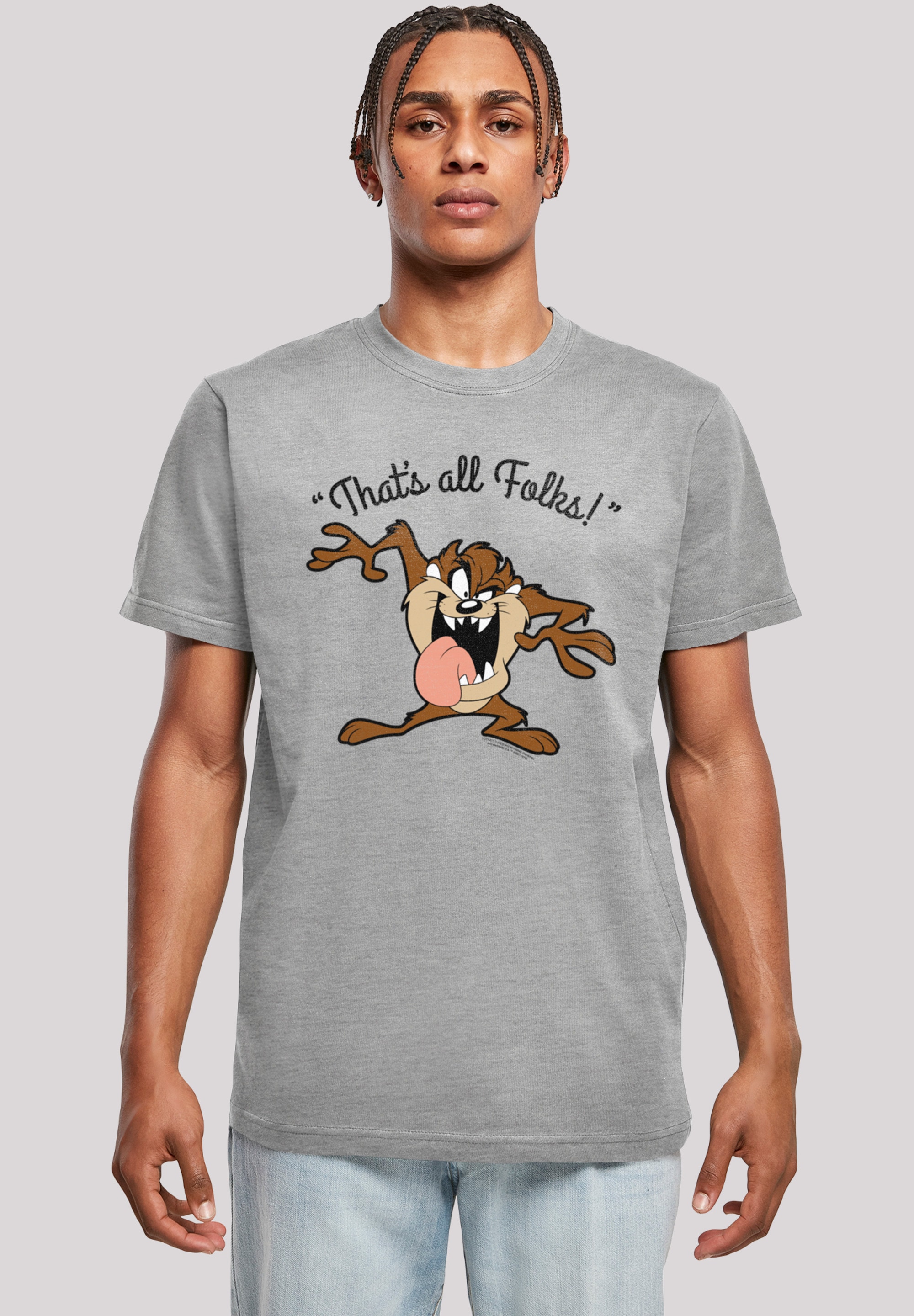 F4NT4STIC T-Shirt "Looney Tunes Taz Thats All Folks", Print günstig online kaufen