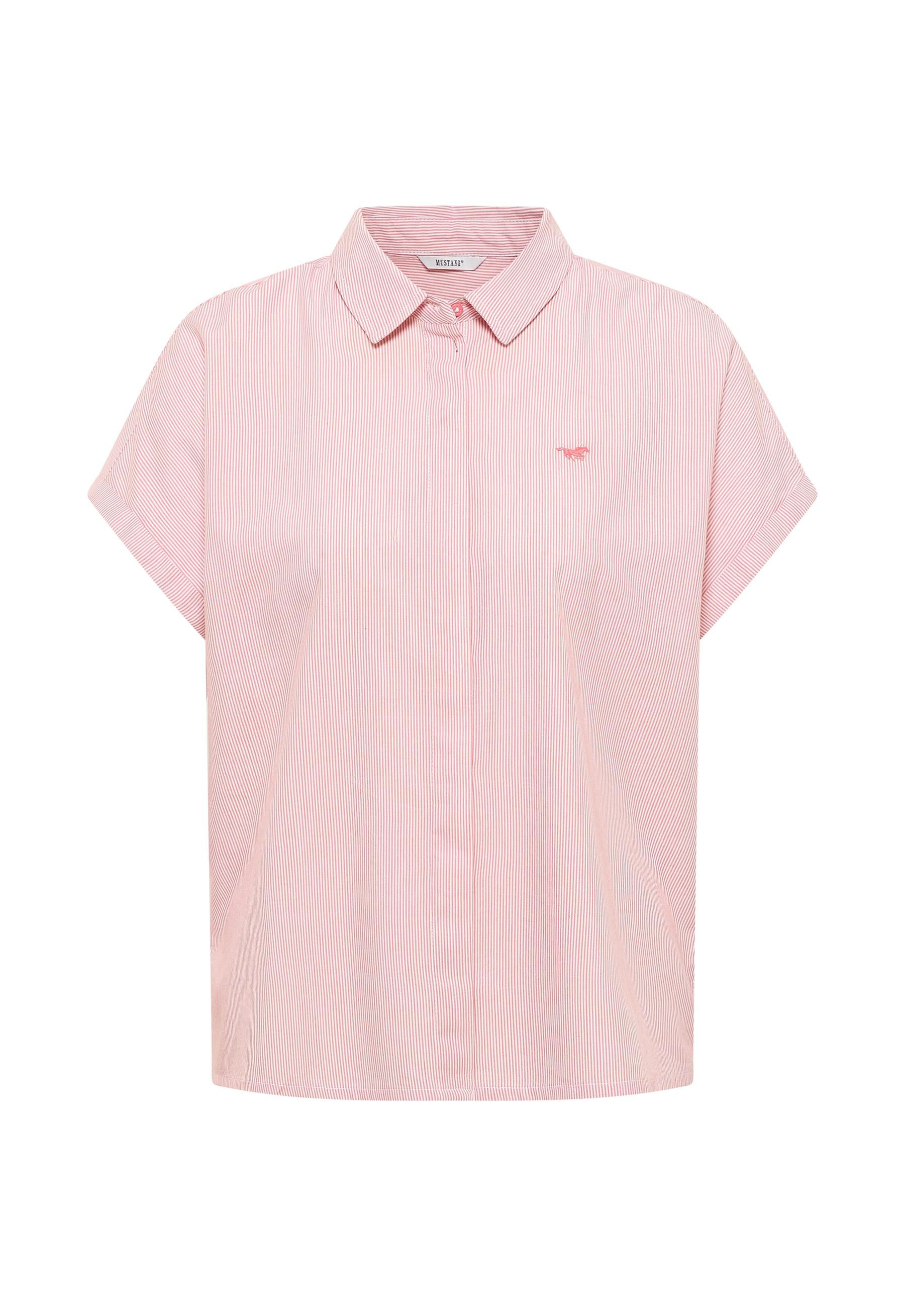 MUSTANG Kurzarmbluse »Damen Style Elsa Basic Blouse«
