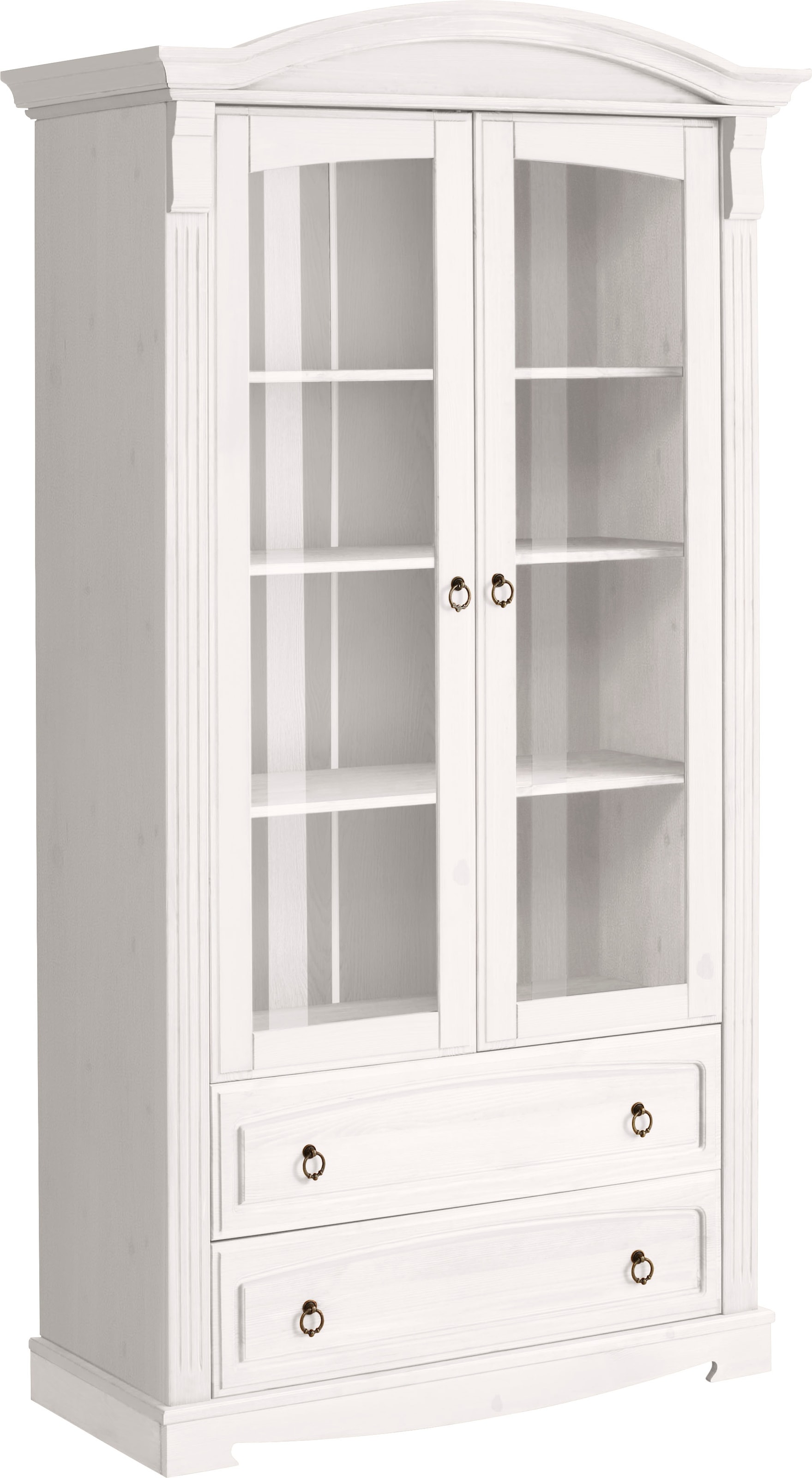 OTTO home Glasvitrine "Anna" Gesamtmaße (B/T/H): ca. 97/46/188 cm, mit Glas günstig online kaufen