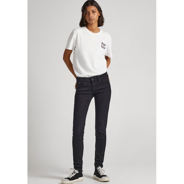 Pepe Jeans Skinny-fit-Jeans »SOHO«, im 5-Pocket-Stil mit 1-Knopf Bund und  Stretch-Anteil bestellen | BAUR