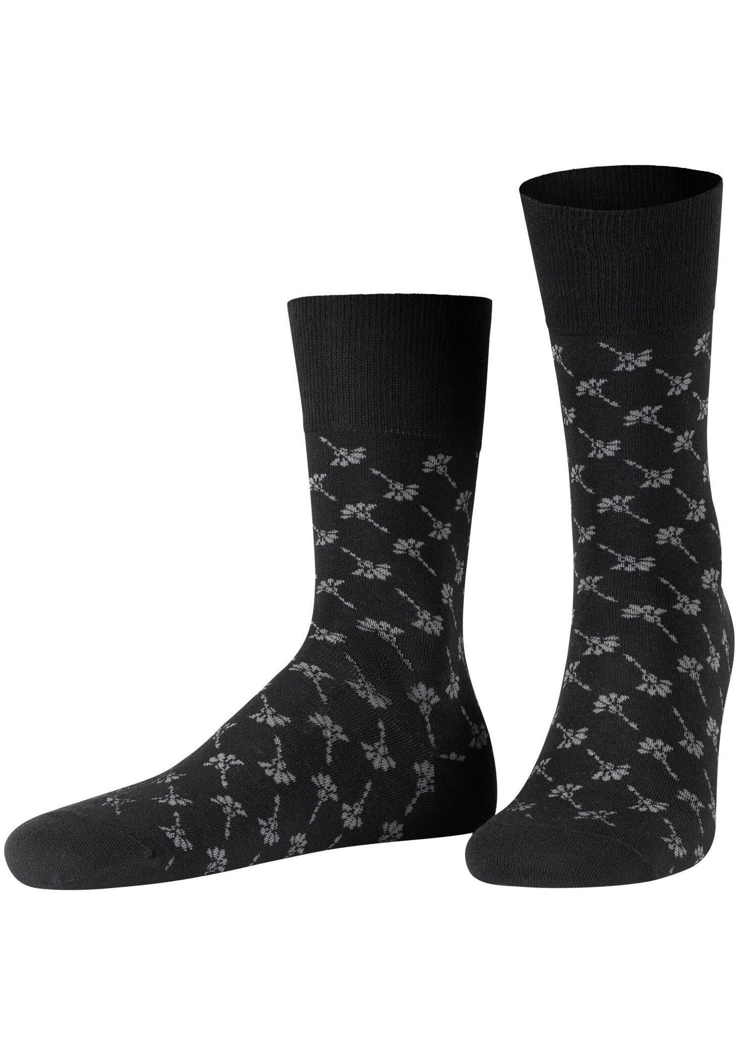 JOOP Socken, (2er Pack), Premium Essentials, verstärkte Ferse, langlebig, komfortable