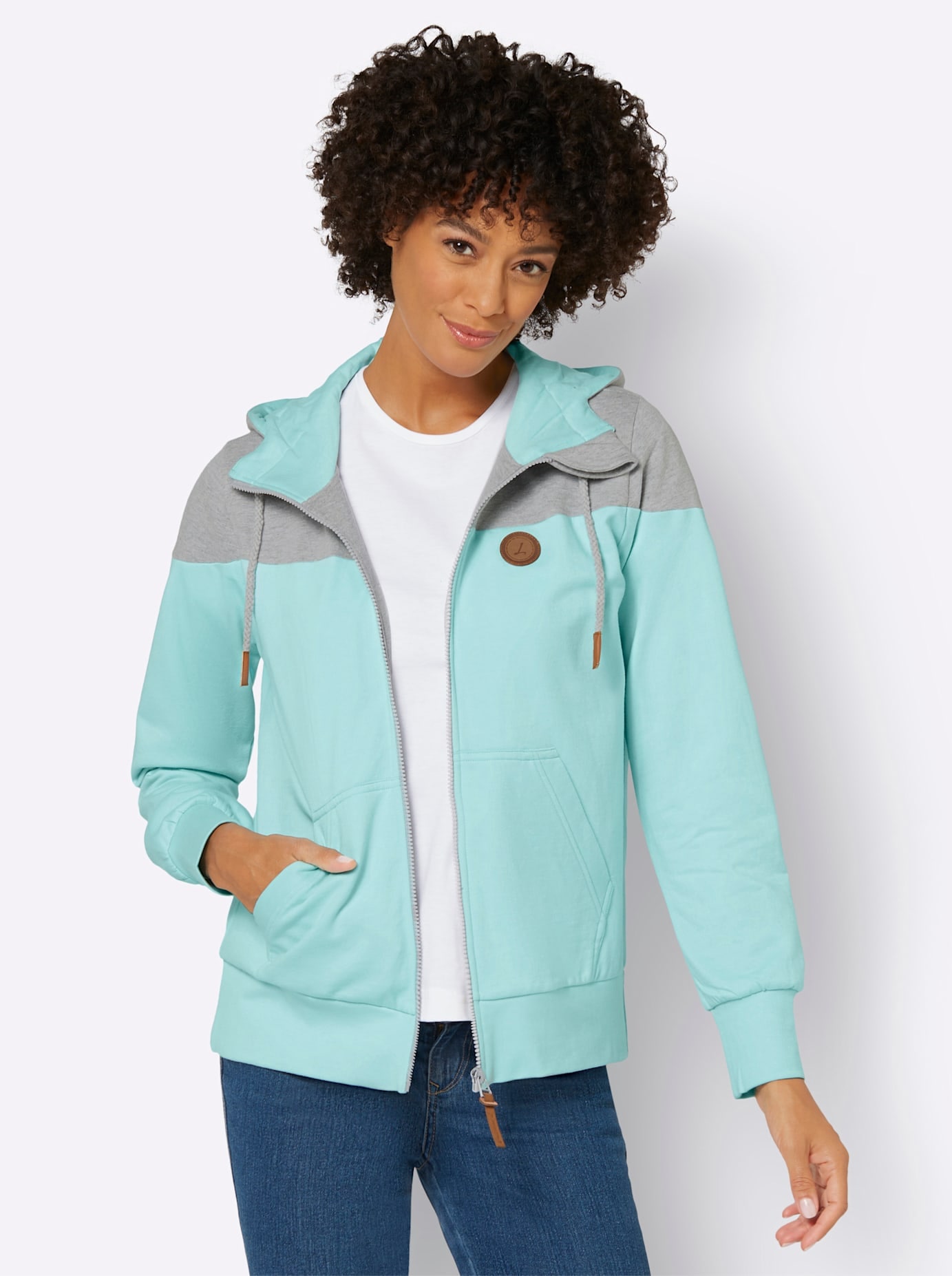 Casual Looks Shirtjacke "Sweatjacke" günstig online kaufen