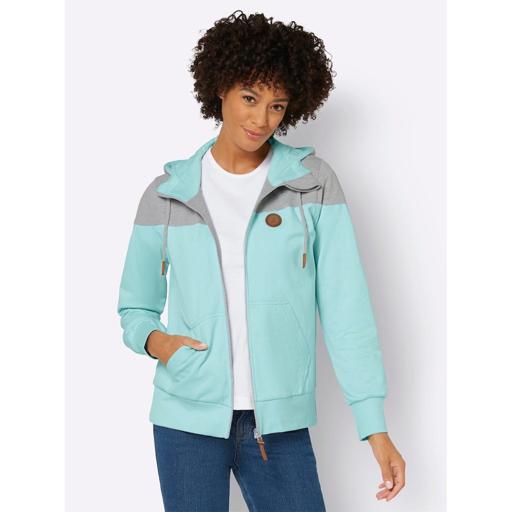 Casual Looks Shirtjacke »Sweatjacke«, (1 tlg.)