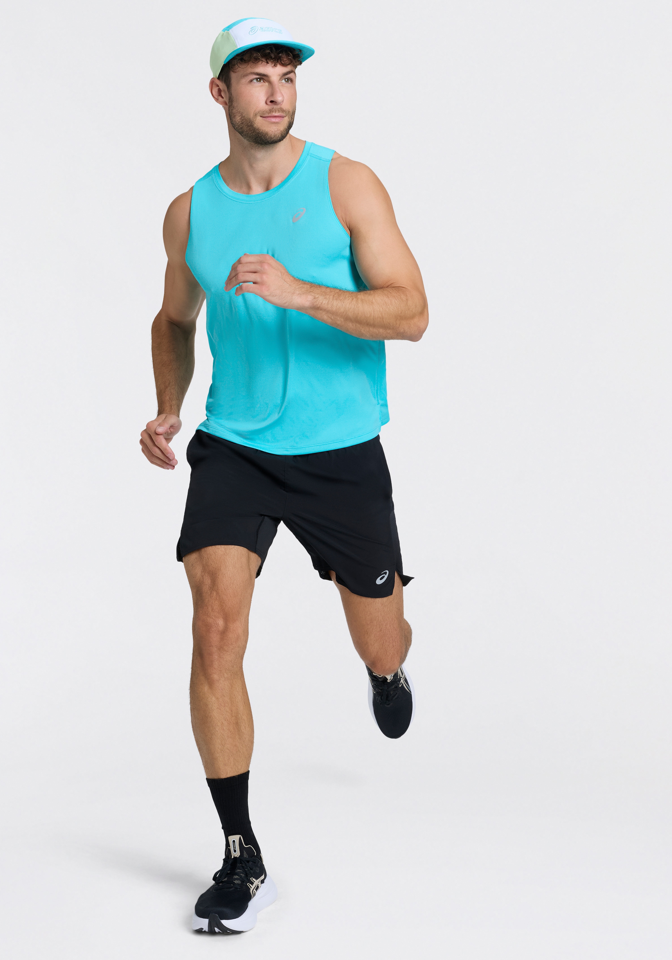 Asics Fitted Cap Atmungsaktiv, Leicht, Verstellbare Passform