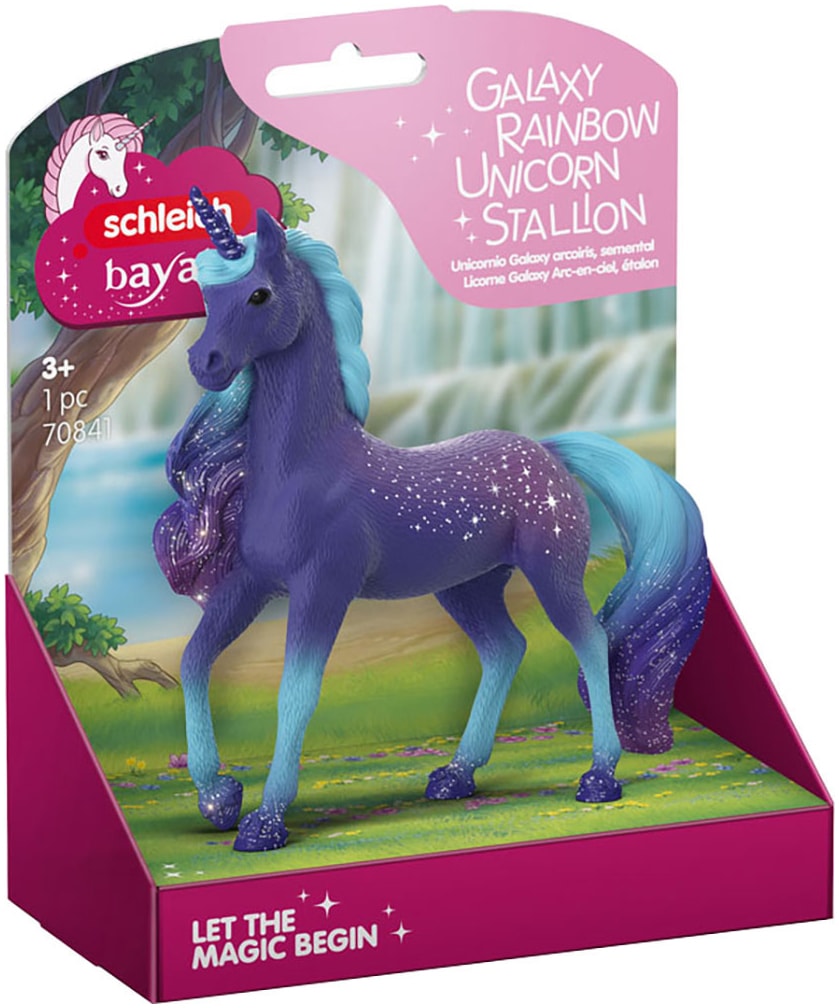 Schleich® Spielfigur »BAYALA®, Galaxy Regenbogen Einhorn Hengst (70841)«