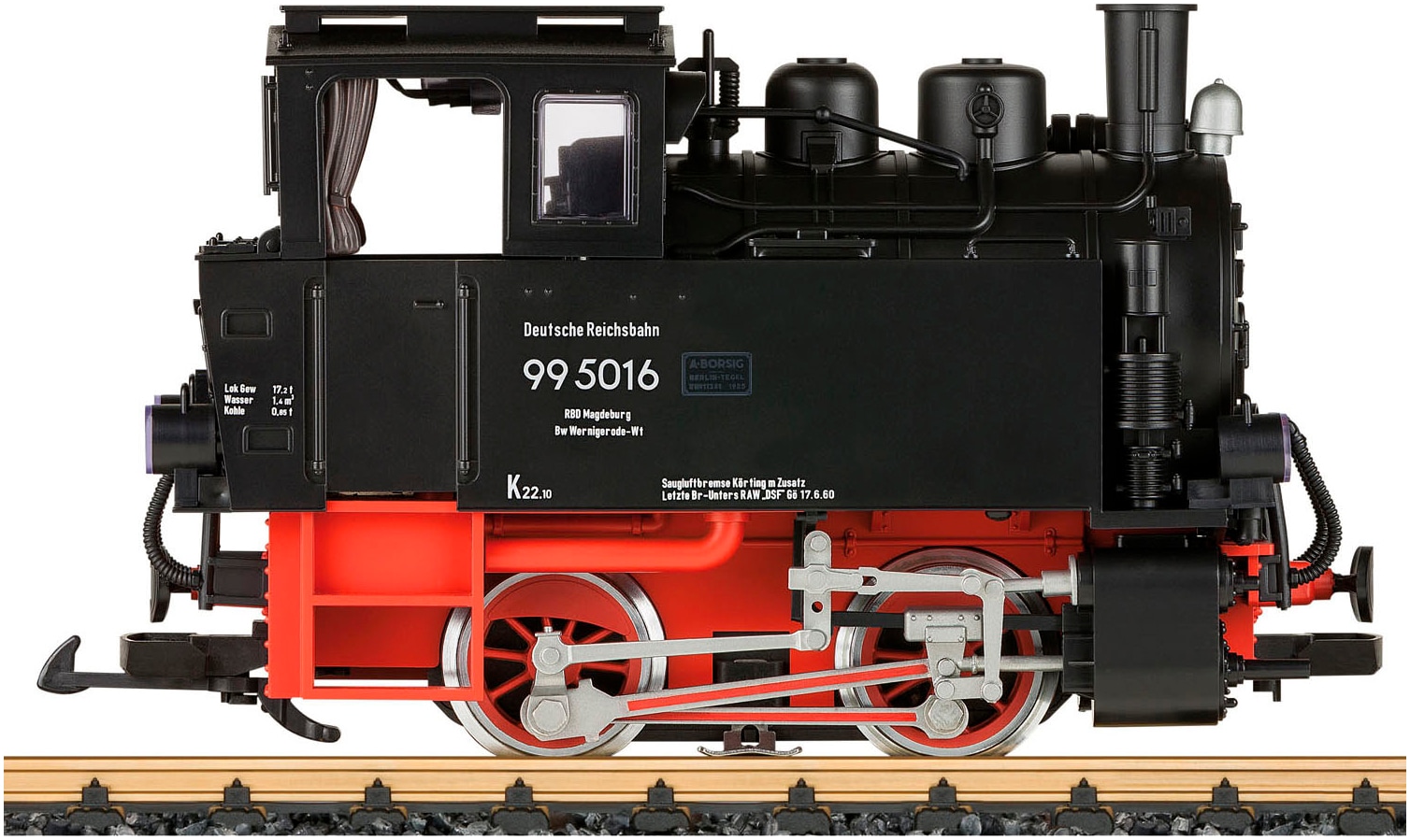 Dampflokomotive »LGB DR Dampflok 99 5016 - L20753«, Made in Europe