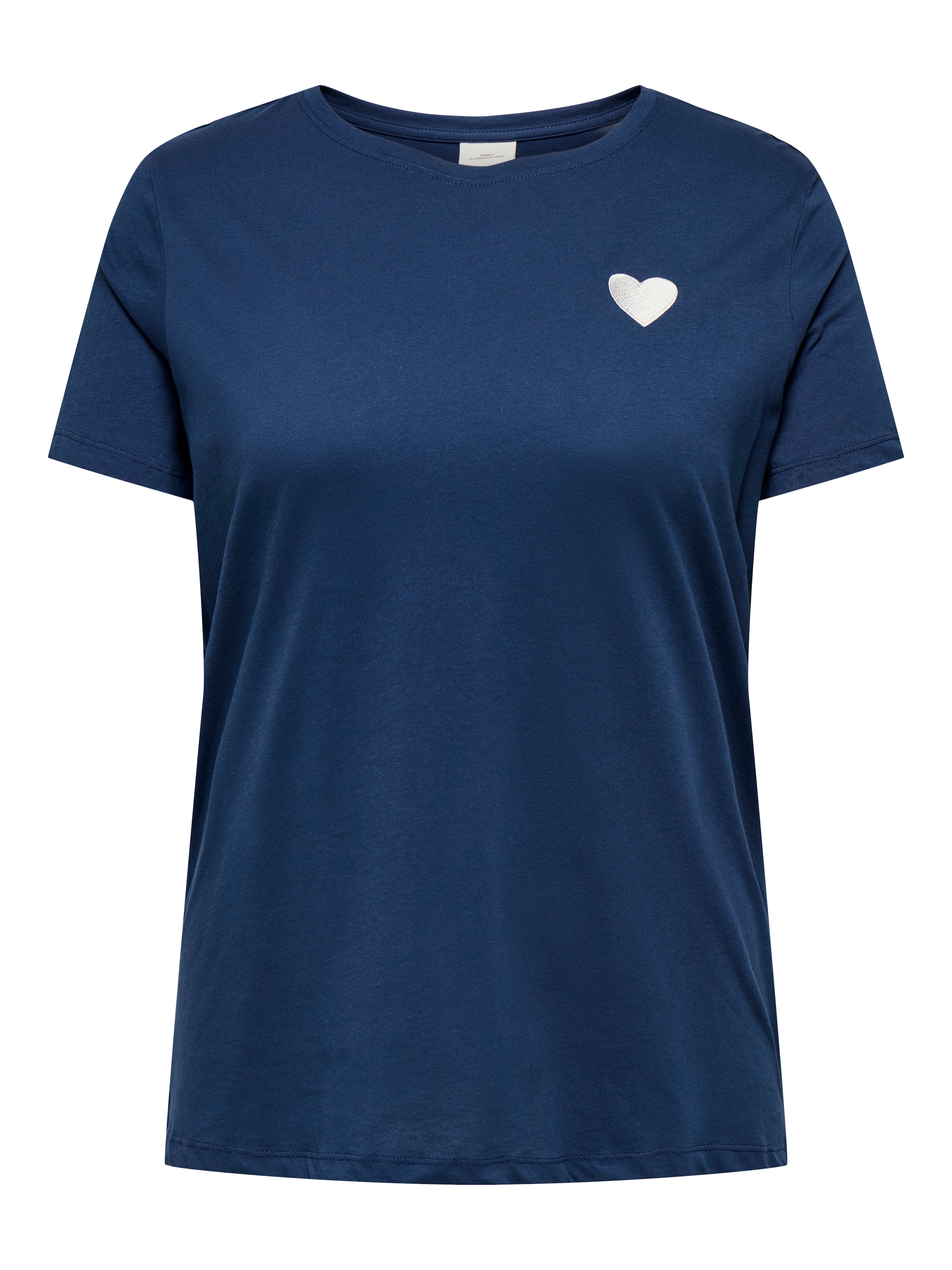 ONLY CARMAKOMA Kurzarmshirt "CARNINNA LIFE S/S O-NECK REG TEE JRS BS" günstig online kaufen