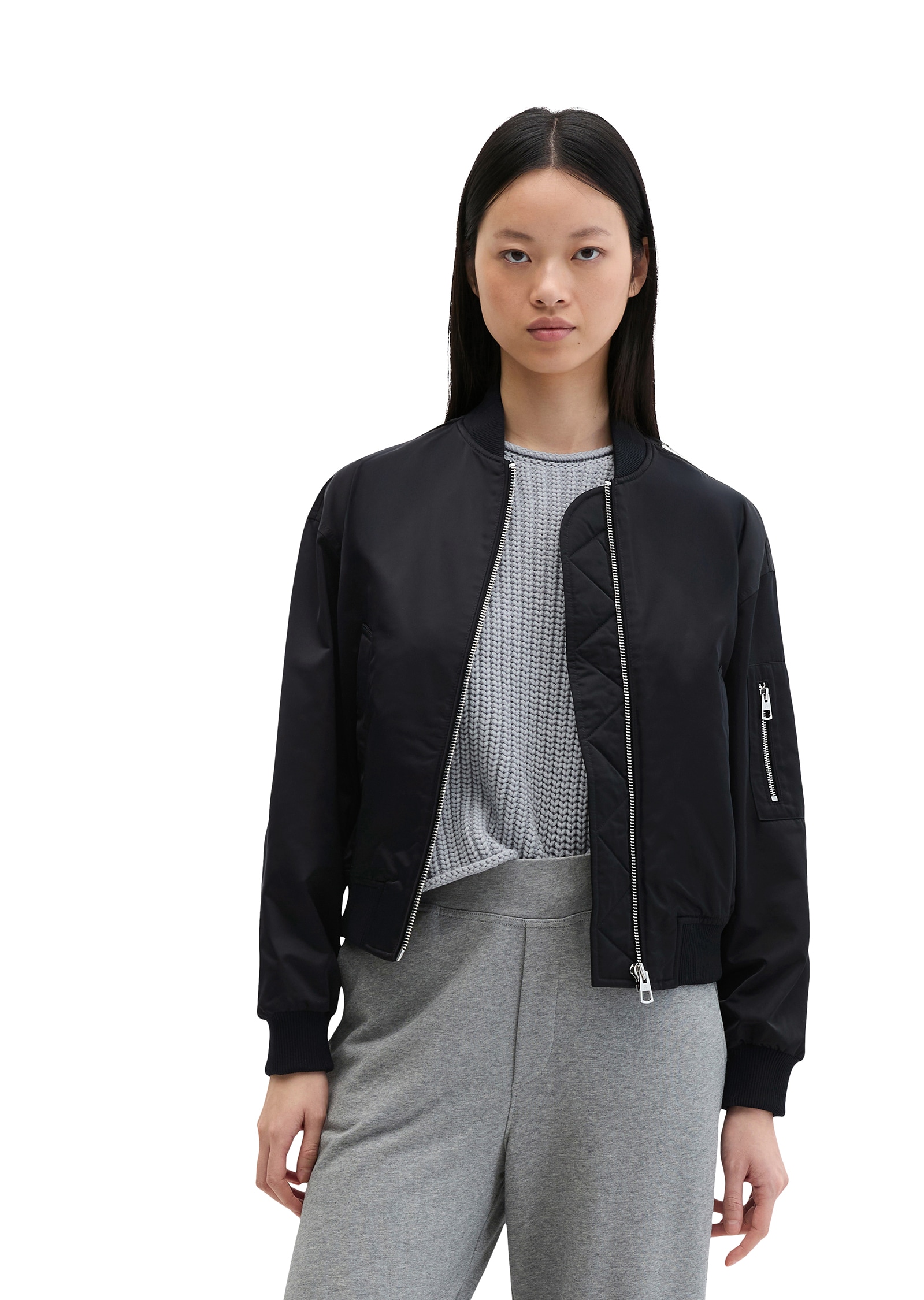 Marc OPolo Blouson ohne Kapuze regular Fit, mit praktischen Eingrifftaschen günstig online kaufen