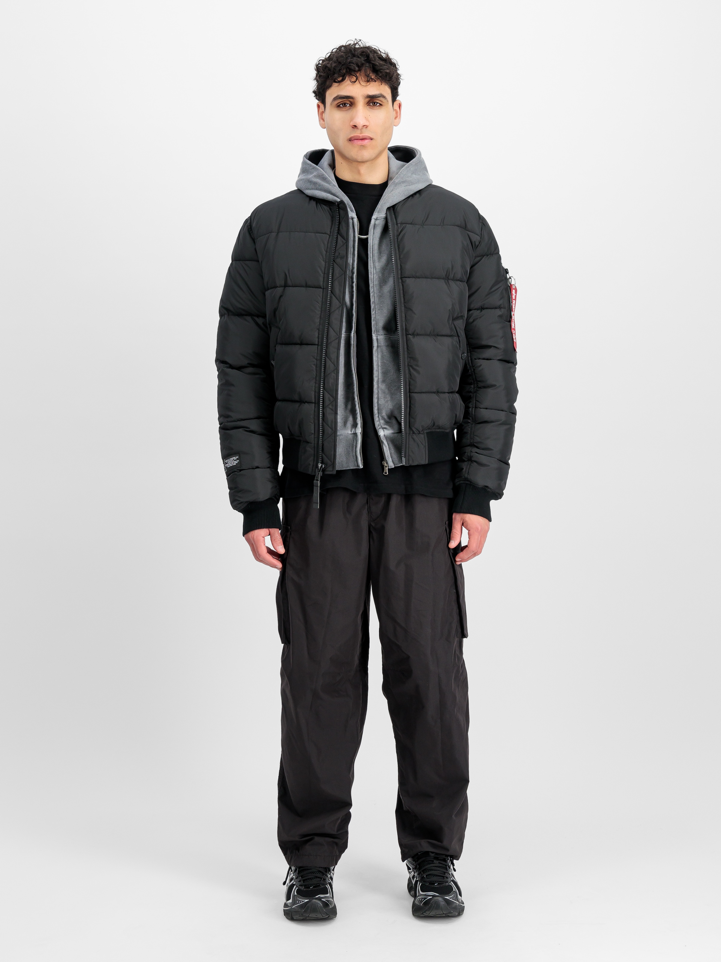 Alpha Industries Steppjacke »MA-1 Logo Puffer«, ohne Kapuze