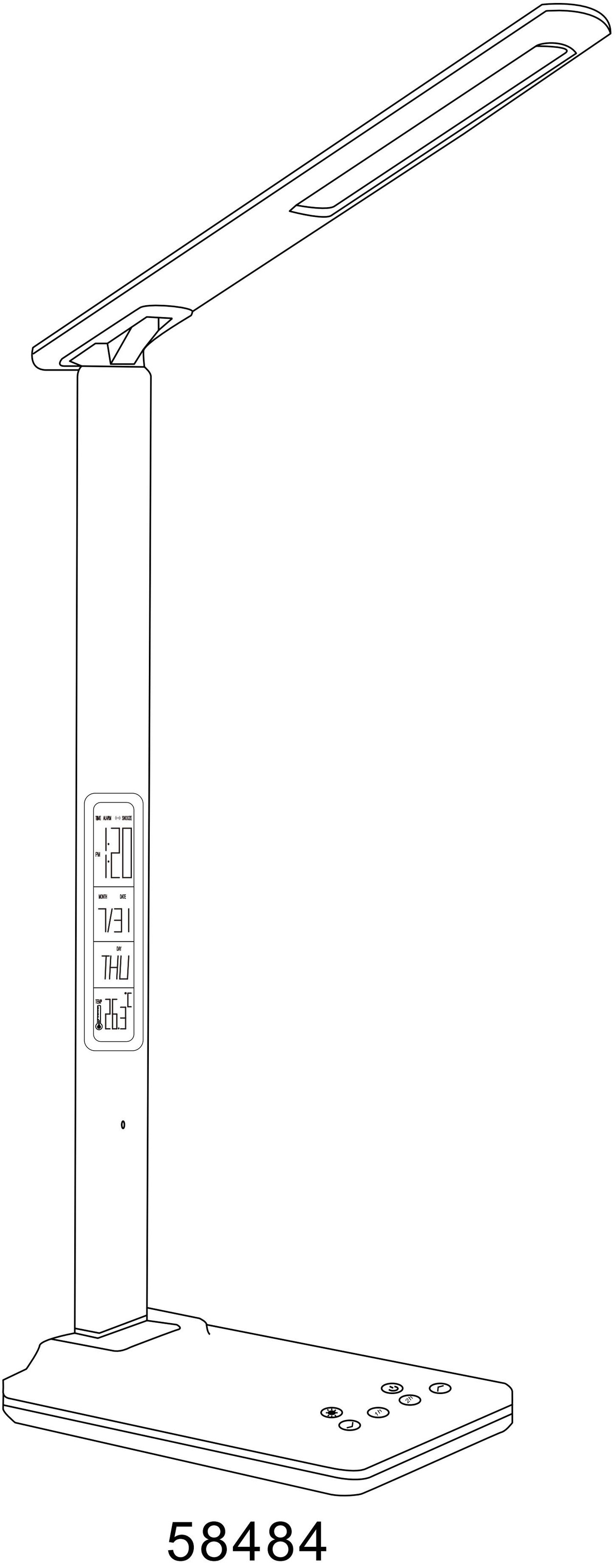 Hanseatic LED Tischleuchte »TL-CCT« LED-Modul 1 Stk. warmweiß - kaltweiß