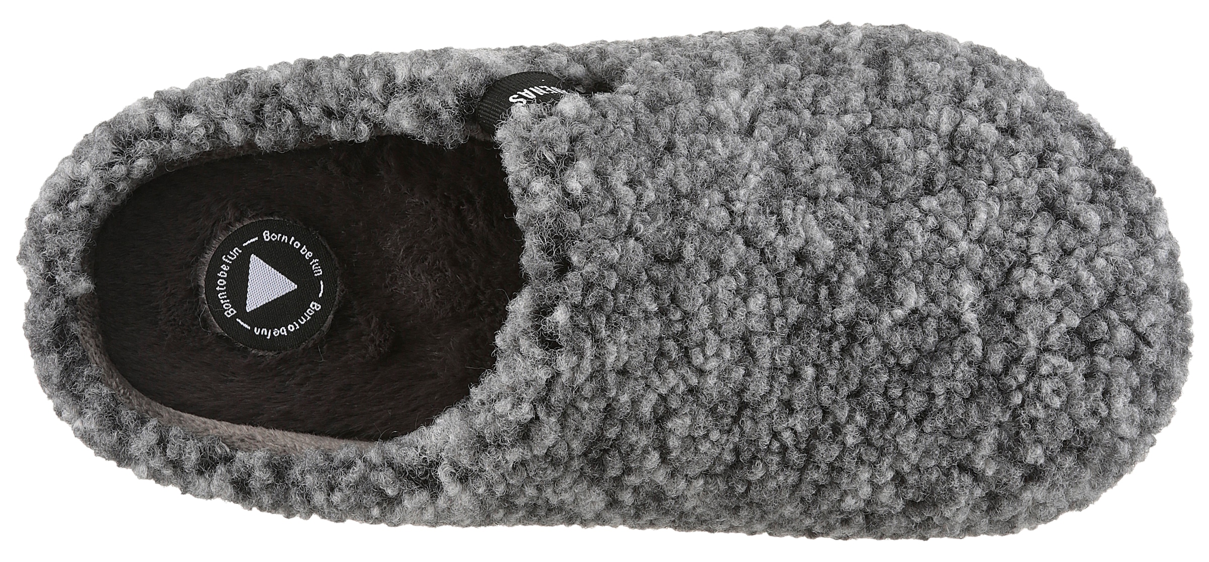 VERBENAS Pantoffel »York Borrego Wash«, Clog, Homeslipper, Hausschuh mit Label