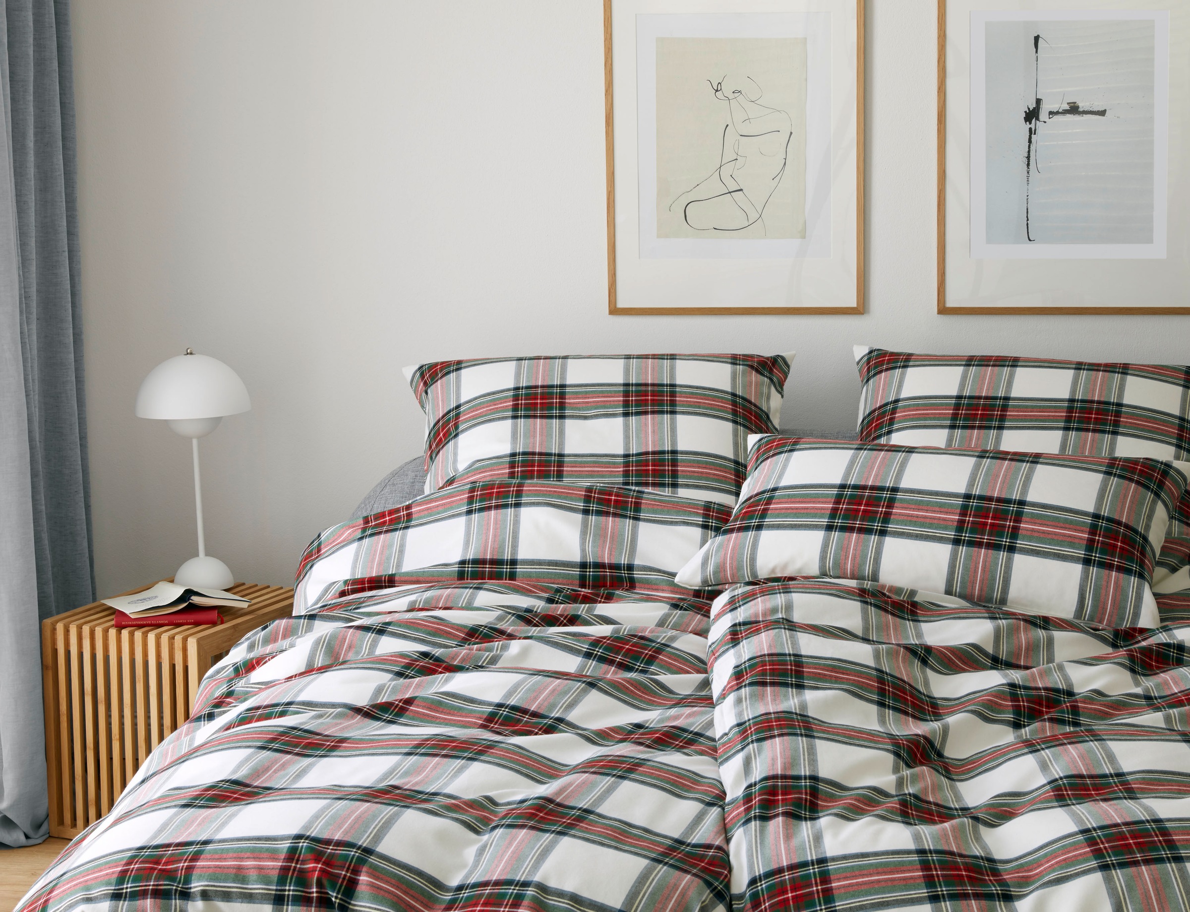 Elegante Bettwäsche "Westminster" 2 Stk. tlg. angenehmes Hautgefühl günstig online kaufen