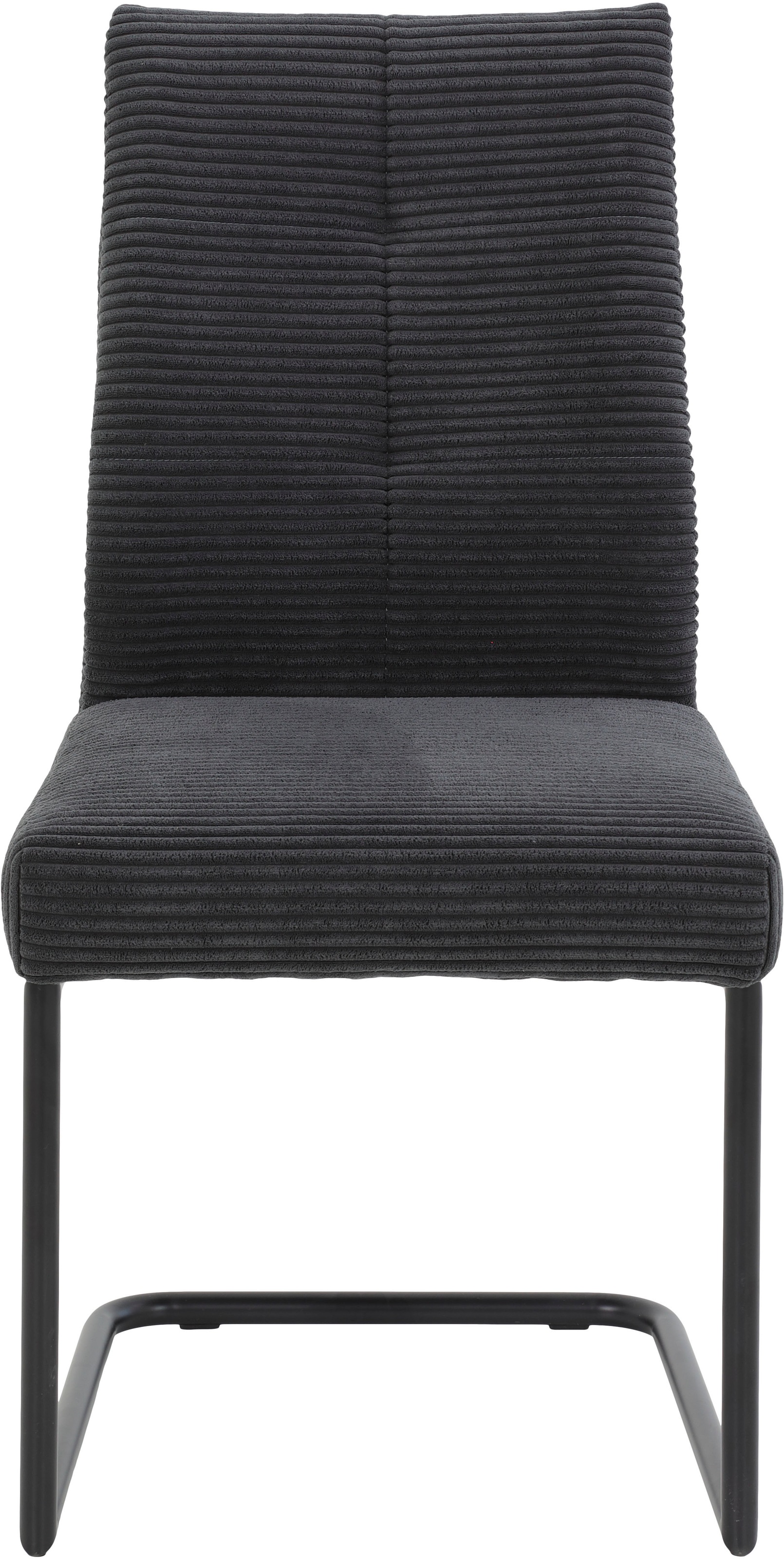 Thumbnail - HELA Esszimmerstuhl "Dagmar" (Set) 2 Stk.Schwingstuhl mit bequemer Federkern Polsterung, Cord Bezug