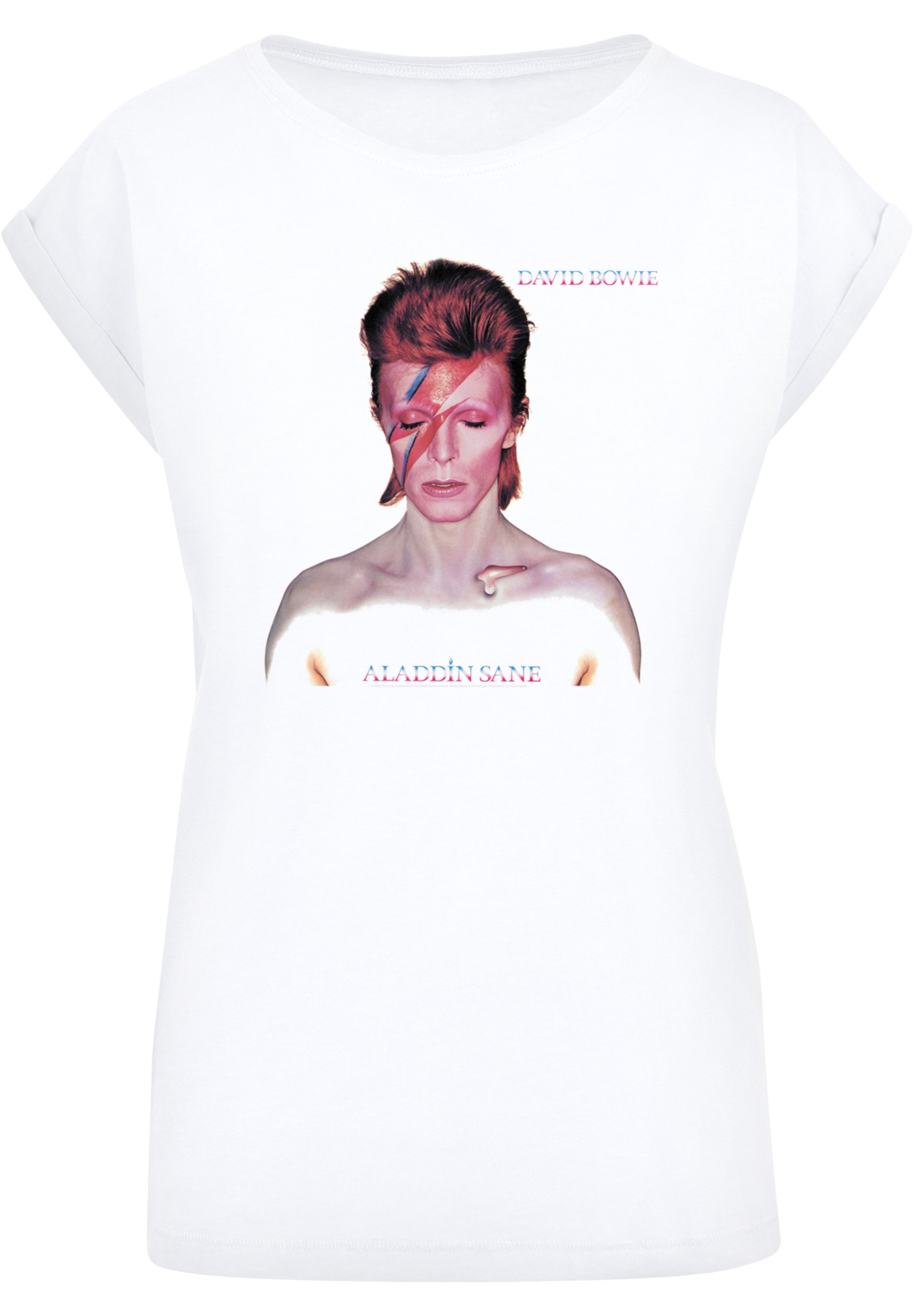 F4NT4STIC T-Shirt »David Bowie My Love For You«, Print