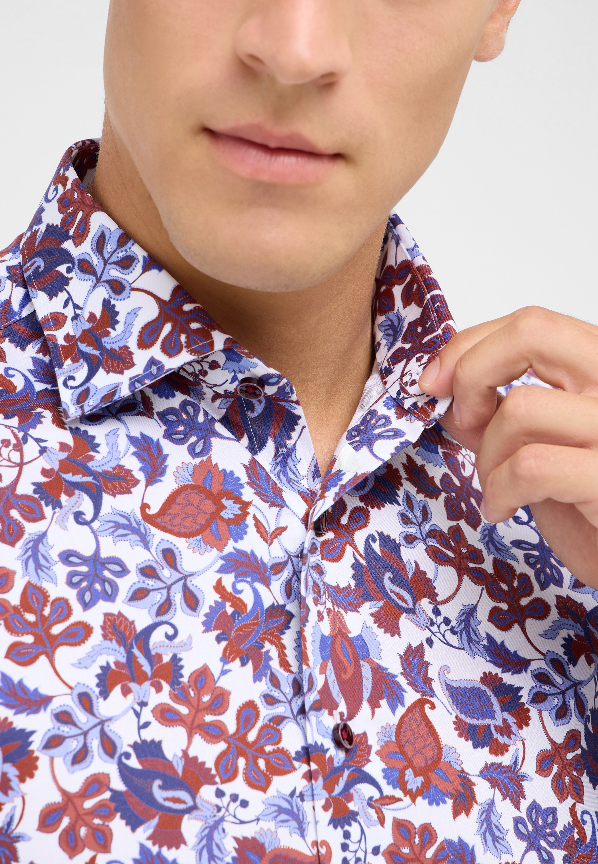 Eterna Langarmhemd »SLIM FIT«, NON IRON (bügelfrei)