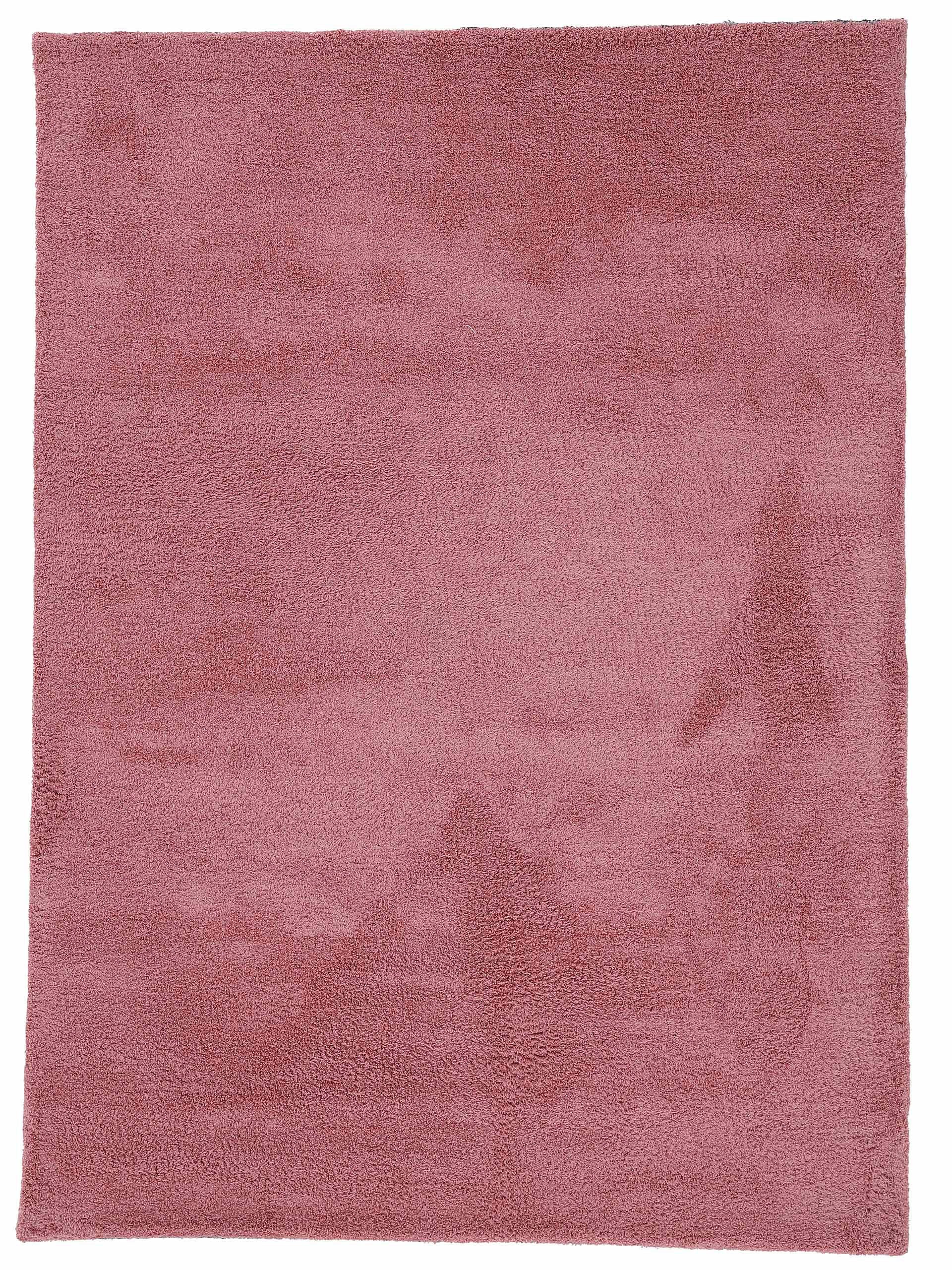 Hochflor-Teppich CARPETFINE "Silky, auch als Läufer erhältlich", rosa, B:160cm H:20mm L:230cm, Mikropolyester, Teppiche, Shaggy, Langflor, uni, besonders weich, Handarbeit