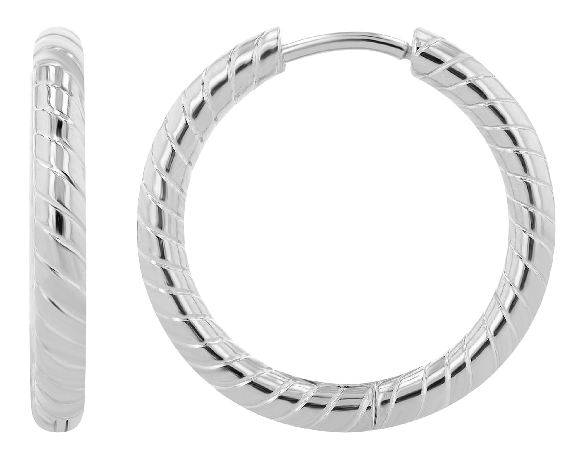 Adelia´s Paar Creolen "Damen Ohrringe – Creole aus Edelstahl" Zum Verschenk günstig online kaufen